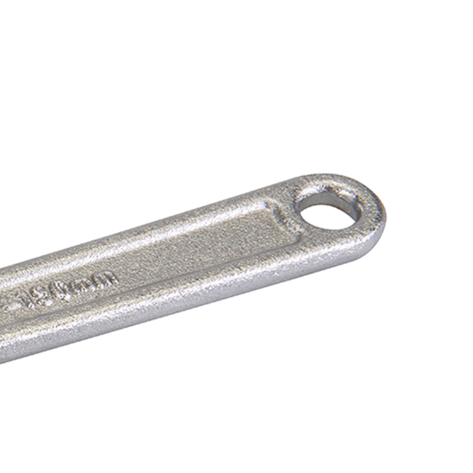 Adjustable Wrench 150mm Length Jaw 17mm Drop-Forged Chrome Plated New