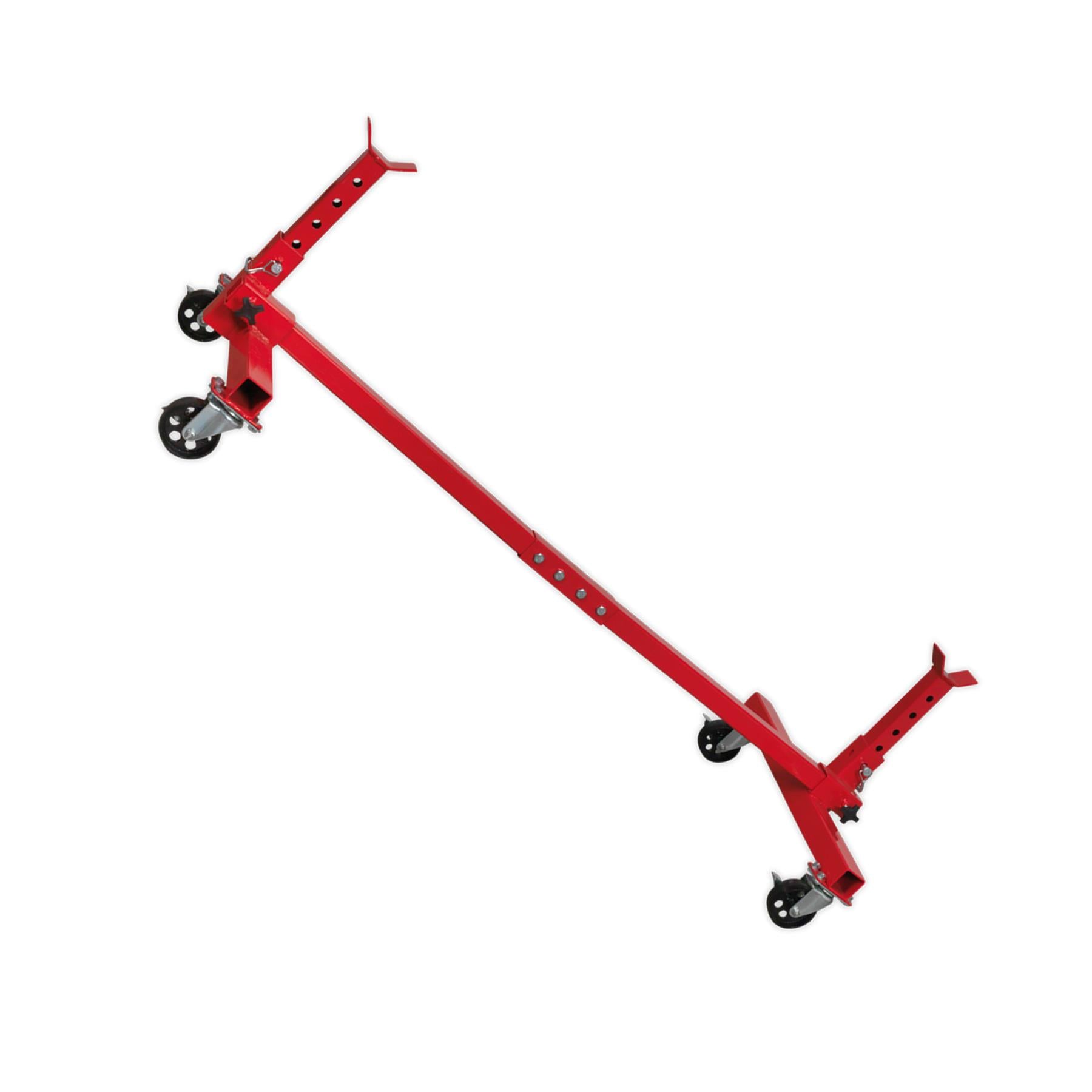 Sealey Vehicle Moving Dolly 2 Post 900kg Heavy-Duty Steel Frame