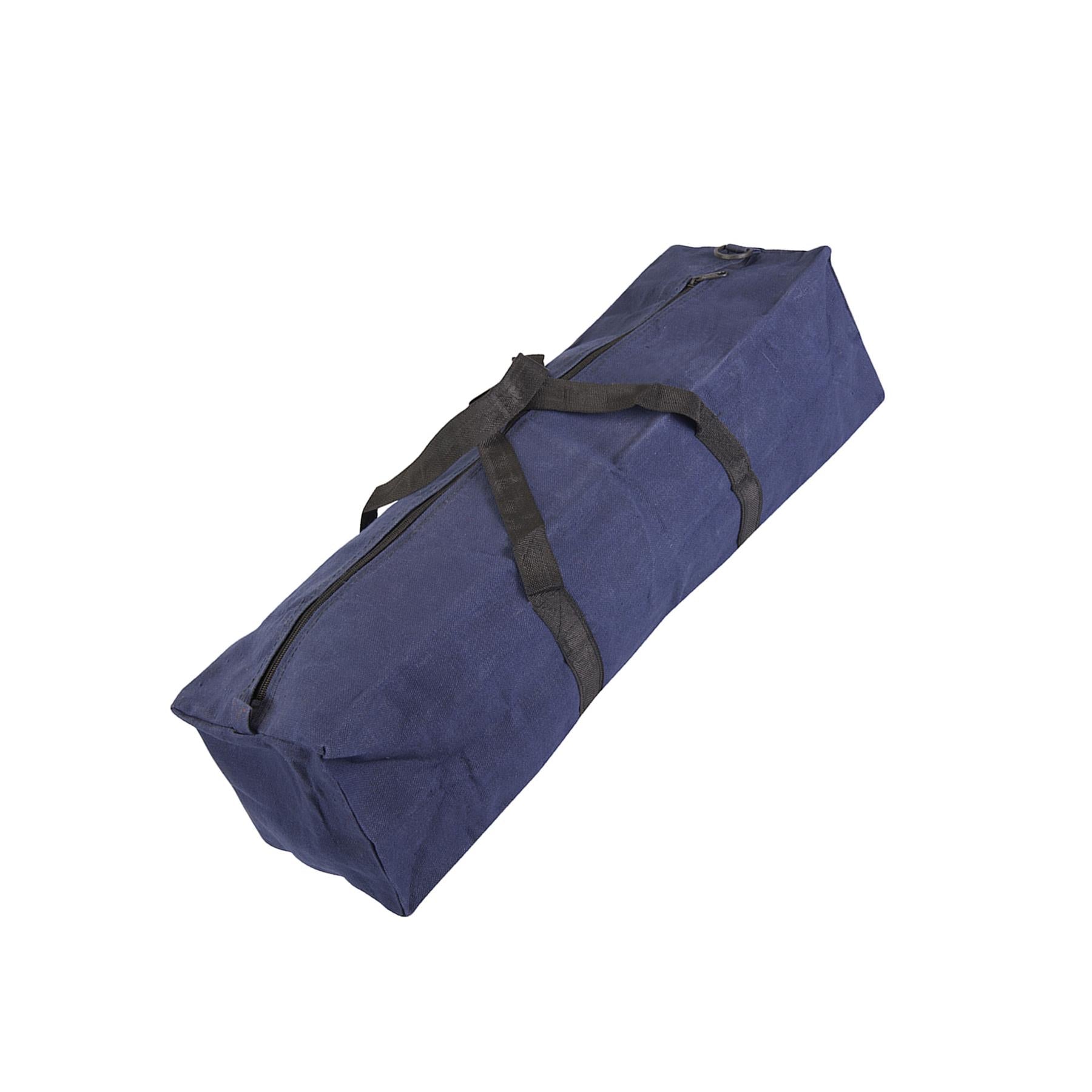 Heavy Duty Cotton Canvas Tool Bag Strong Handles Zip 3 Sizes 620mm