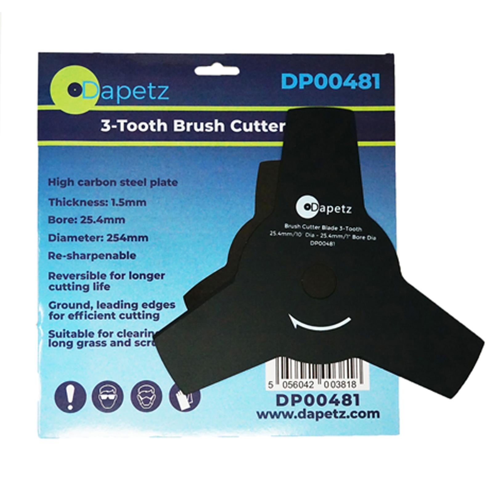 3-Tooth Brush Cutter Trimmer Blade for Strimmer Bush Weed