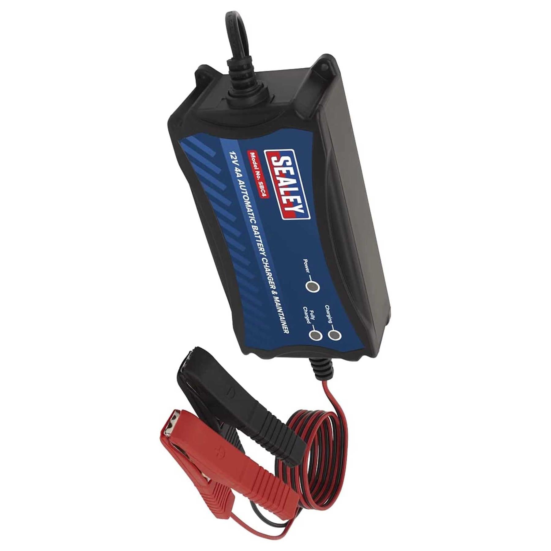 Sealey Battery Maintainer Charger 12V 4A Fully Automatic