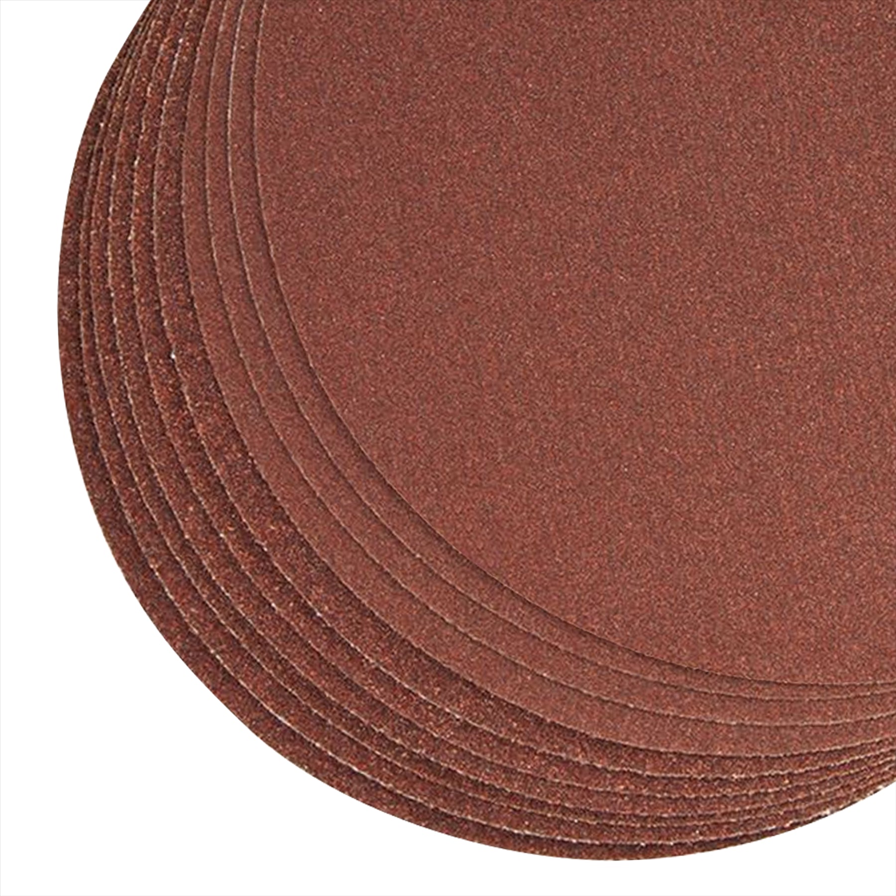 40Pk Self-Adhesive Sanding Discs 150mm Mix Grit 60 80 120 240 Aluminium Oxide
