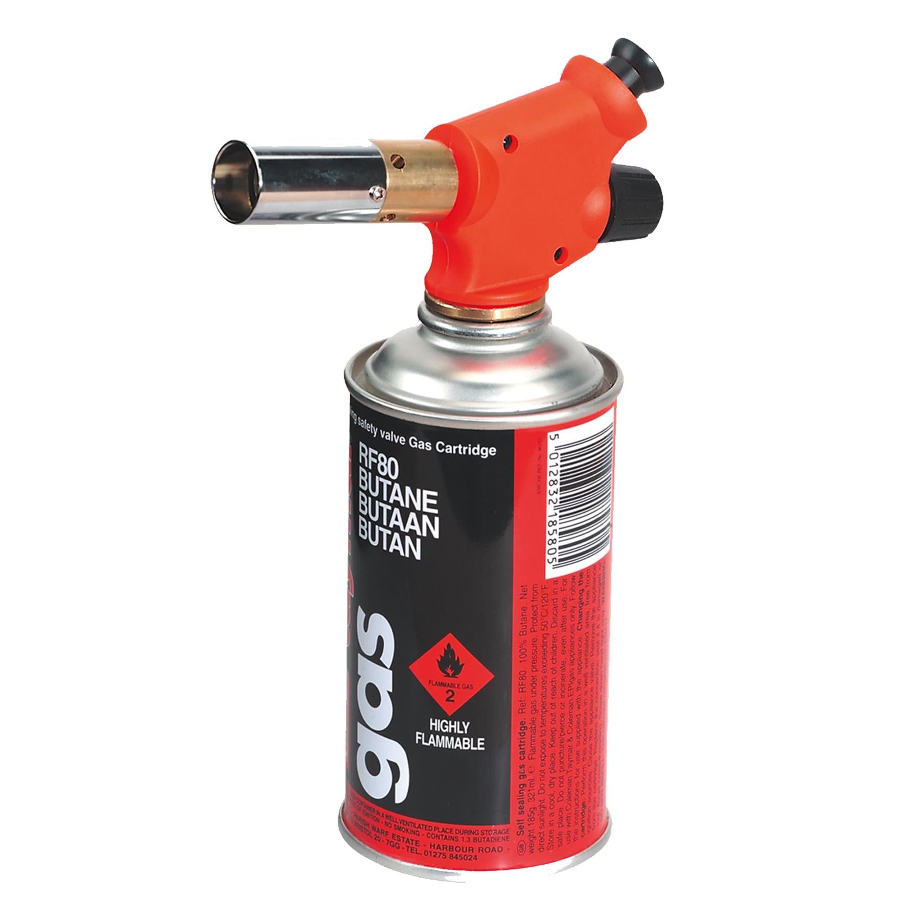 Sealey Blow Torch Butane FlameThrower Burner Micro Soldering/Heating Torch