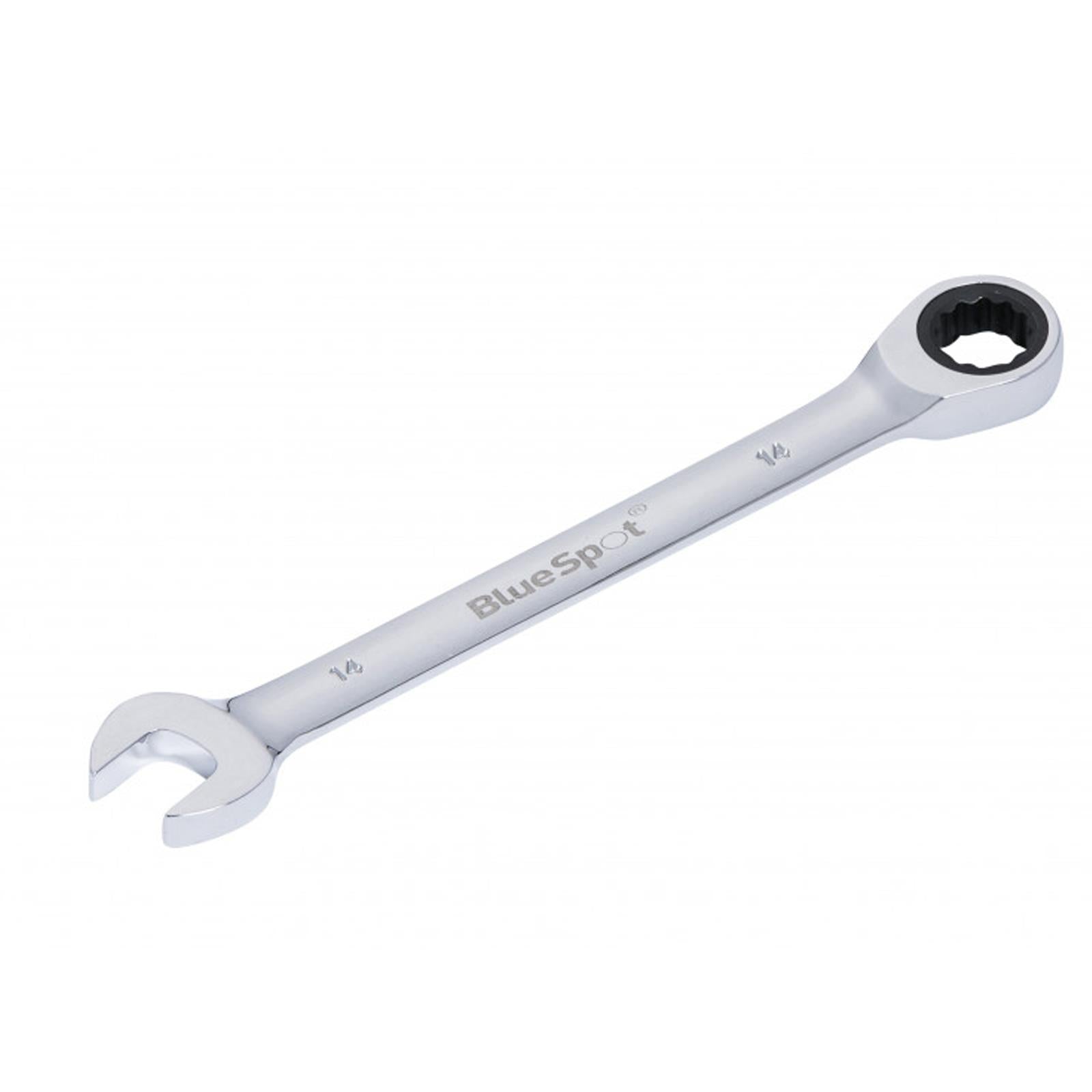 Blue Spot Fixed head Ratchet Spanner Combination Ring open end Wrench 14mm
