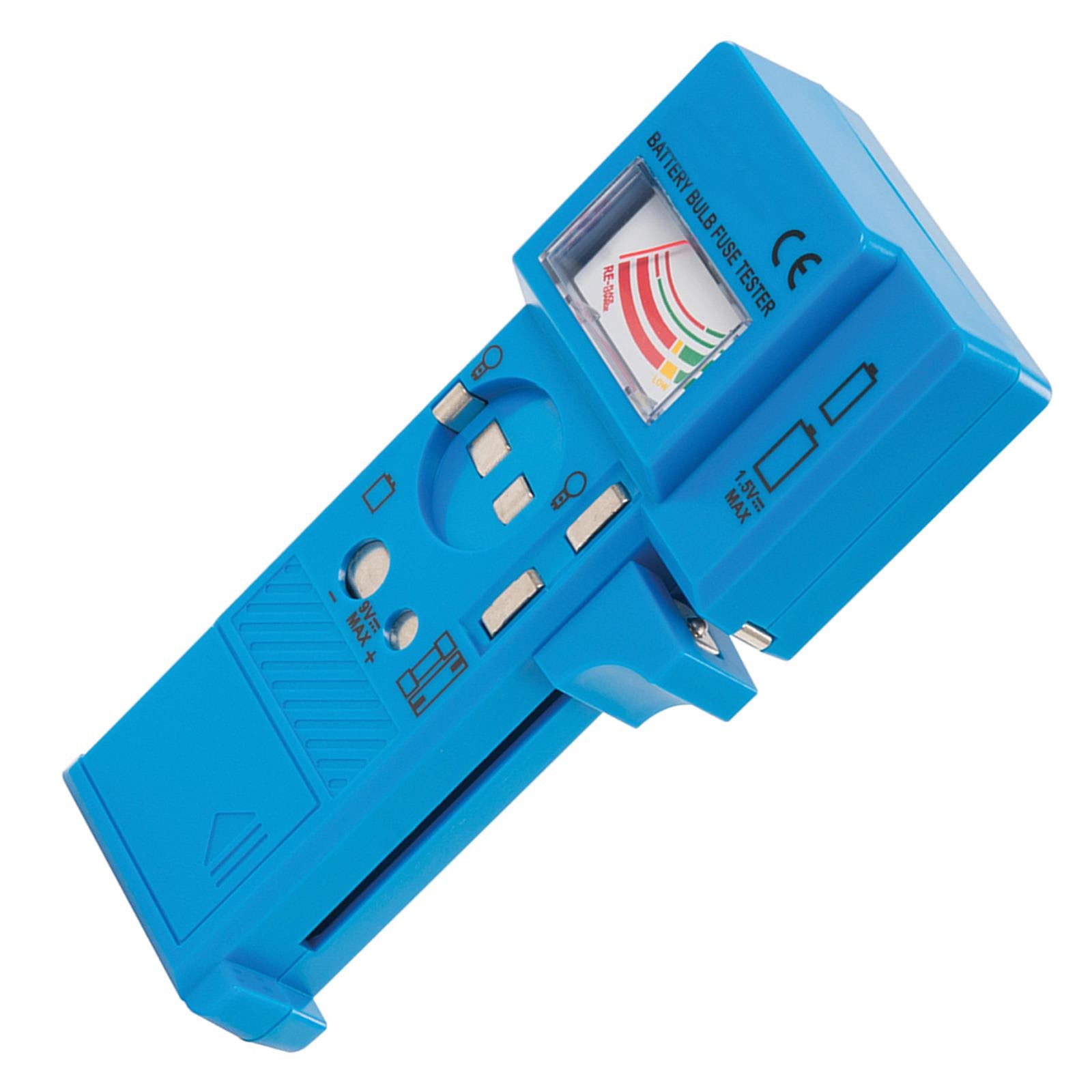 Tester Bulb 1.5V - 9V Fuse & Battery Checks Power Level Of 1.5V & 9V Batteries