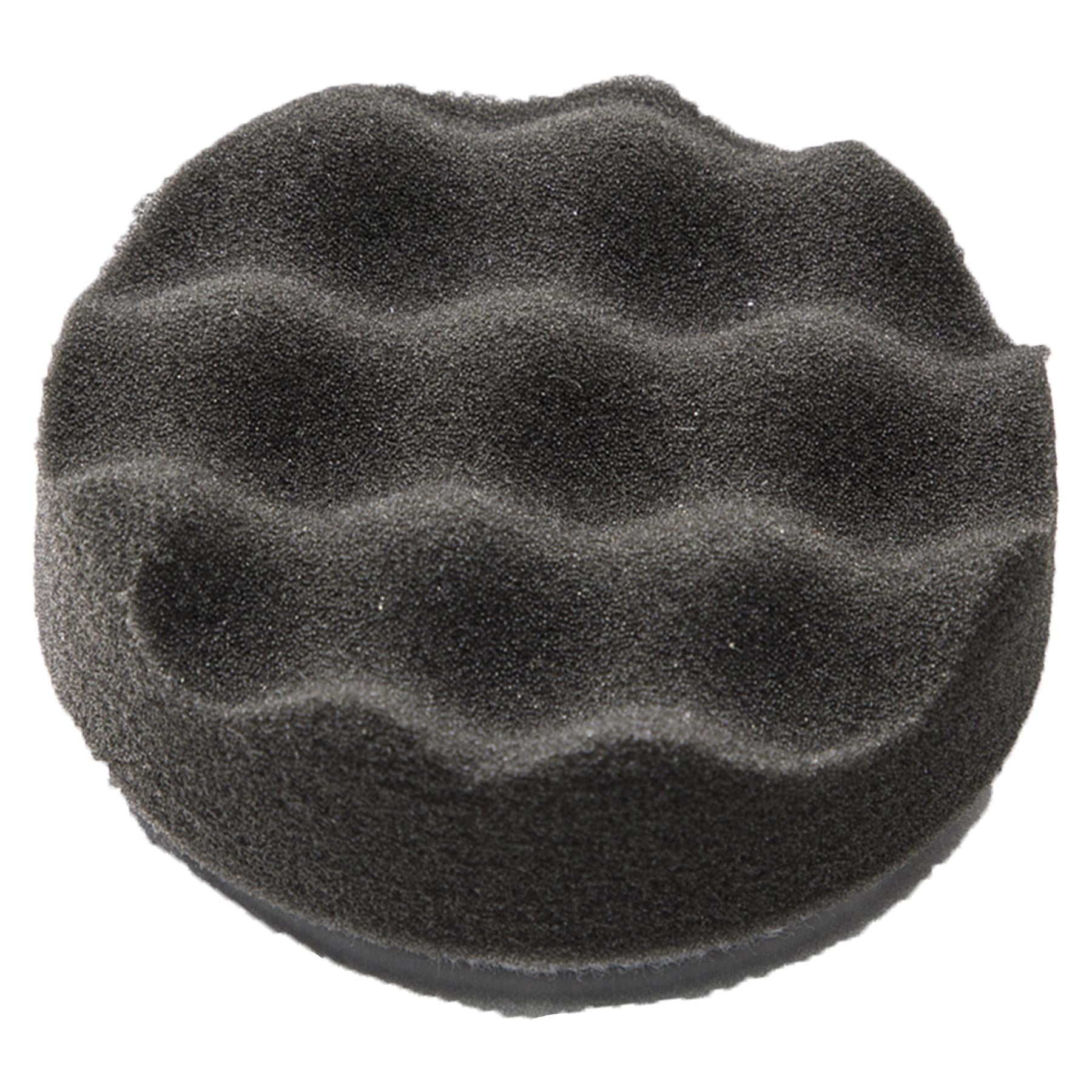 Sealey Buffing & Polishing Foam Head Hook & Loop 80x25mm Black/Soft