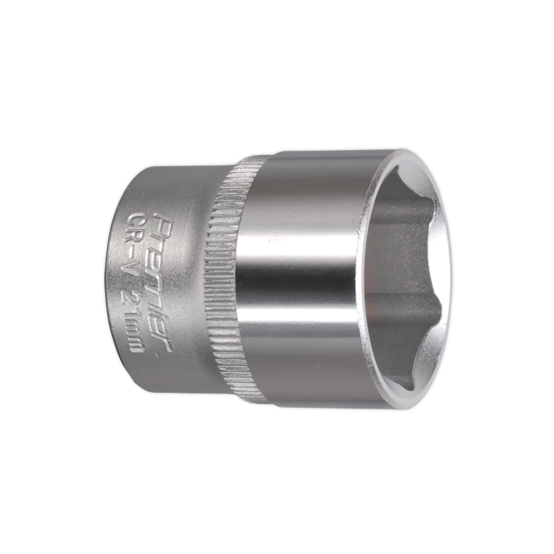 Sealey WallDrive Socket 21mm 3/8"Sq Drive