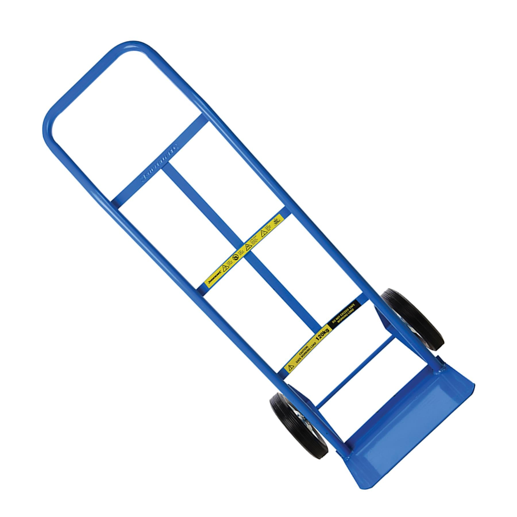 265lb Heavy Duty Sack Truck Industrial Hand Trolley With Pneumatic Tyre Wheel