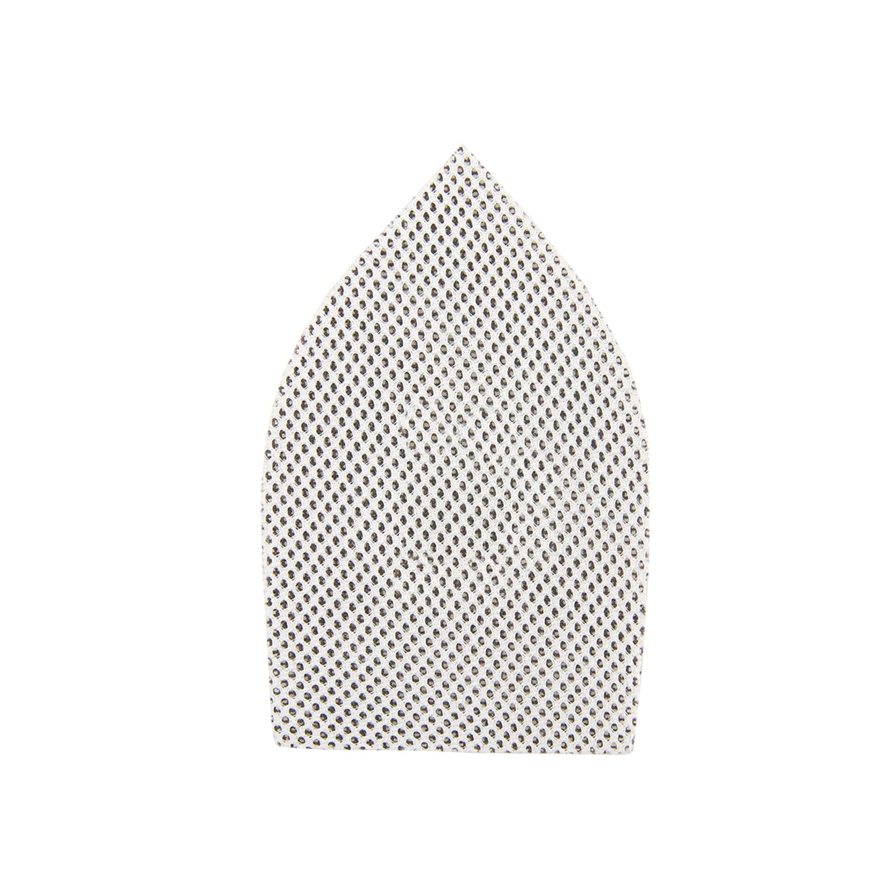 Hook & Loop Mesh Triangle Sheets 175mm X 105mm 10Pk 40 Grit Washable For Re-Use