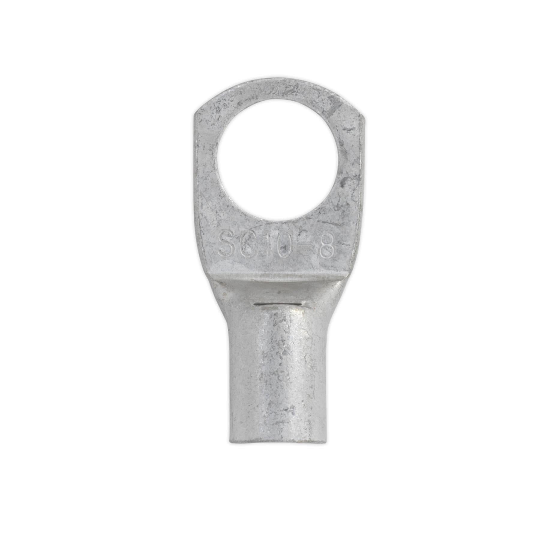 Sealey Copper Lug Terminal 25mm² x 6mm Pack of 10