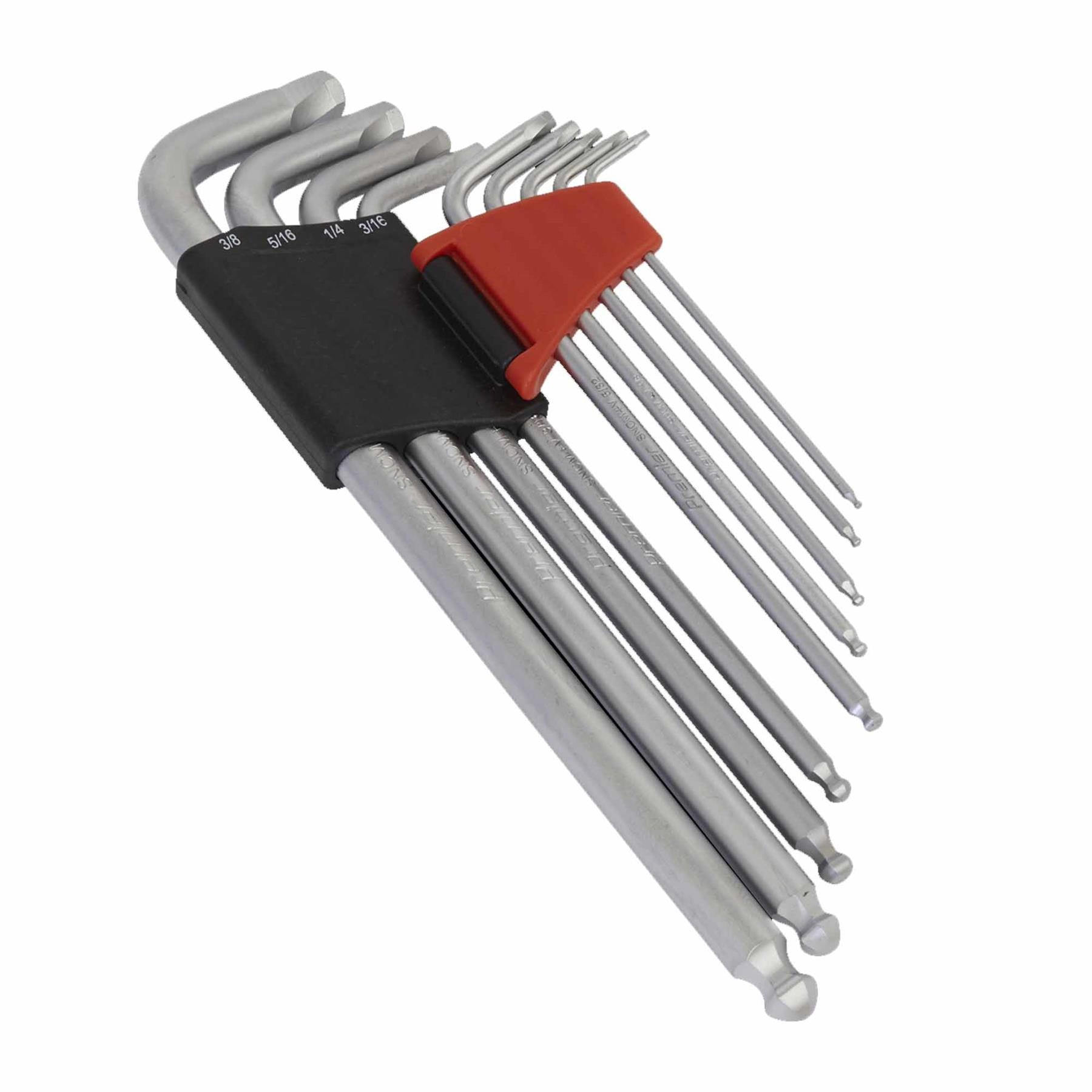 Sealey Ball-End Hex Key Set 9pc Lock-On Imperial