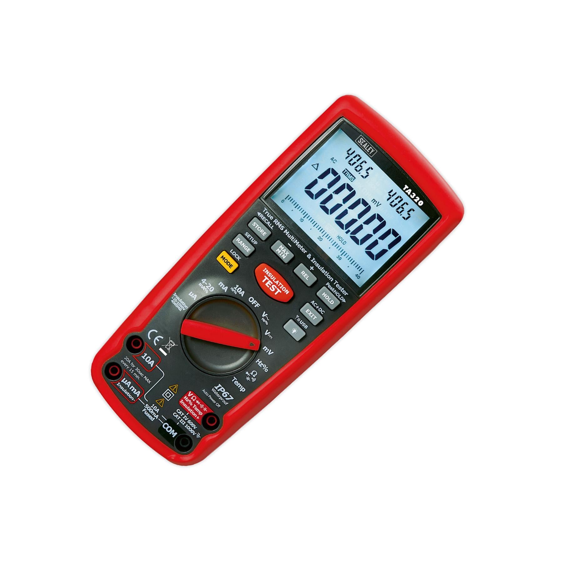 Sealey Digital Automotive Analyser/Insulation Tester - Hybrid