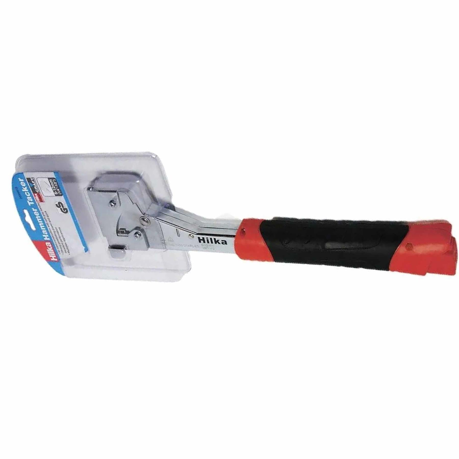 Professional Hammer Tacker Slammer One Handed Staple Gun + Staples