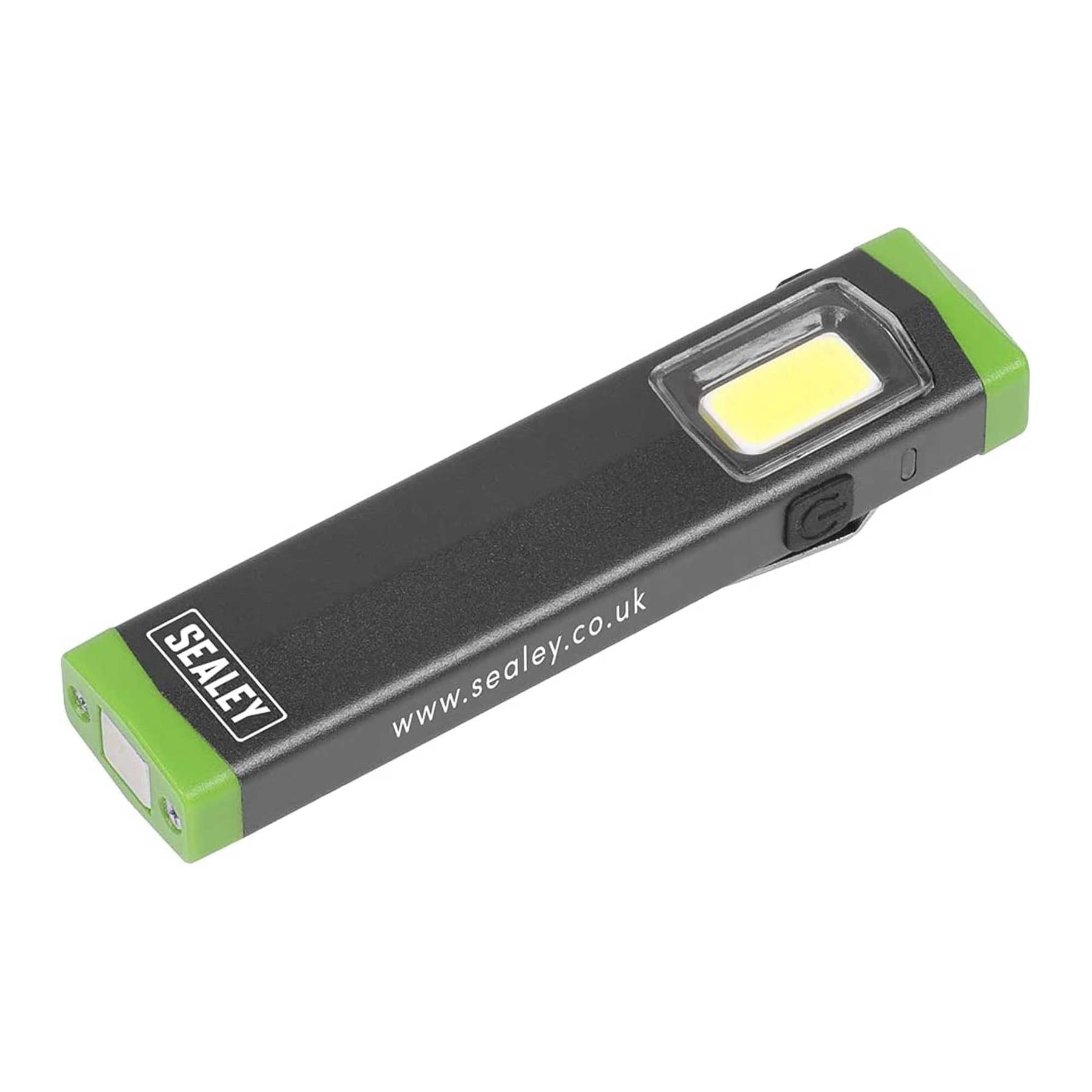 Sealey Mini Hand Torch Aluminium 3W COB LED