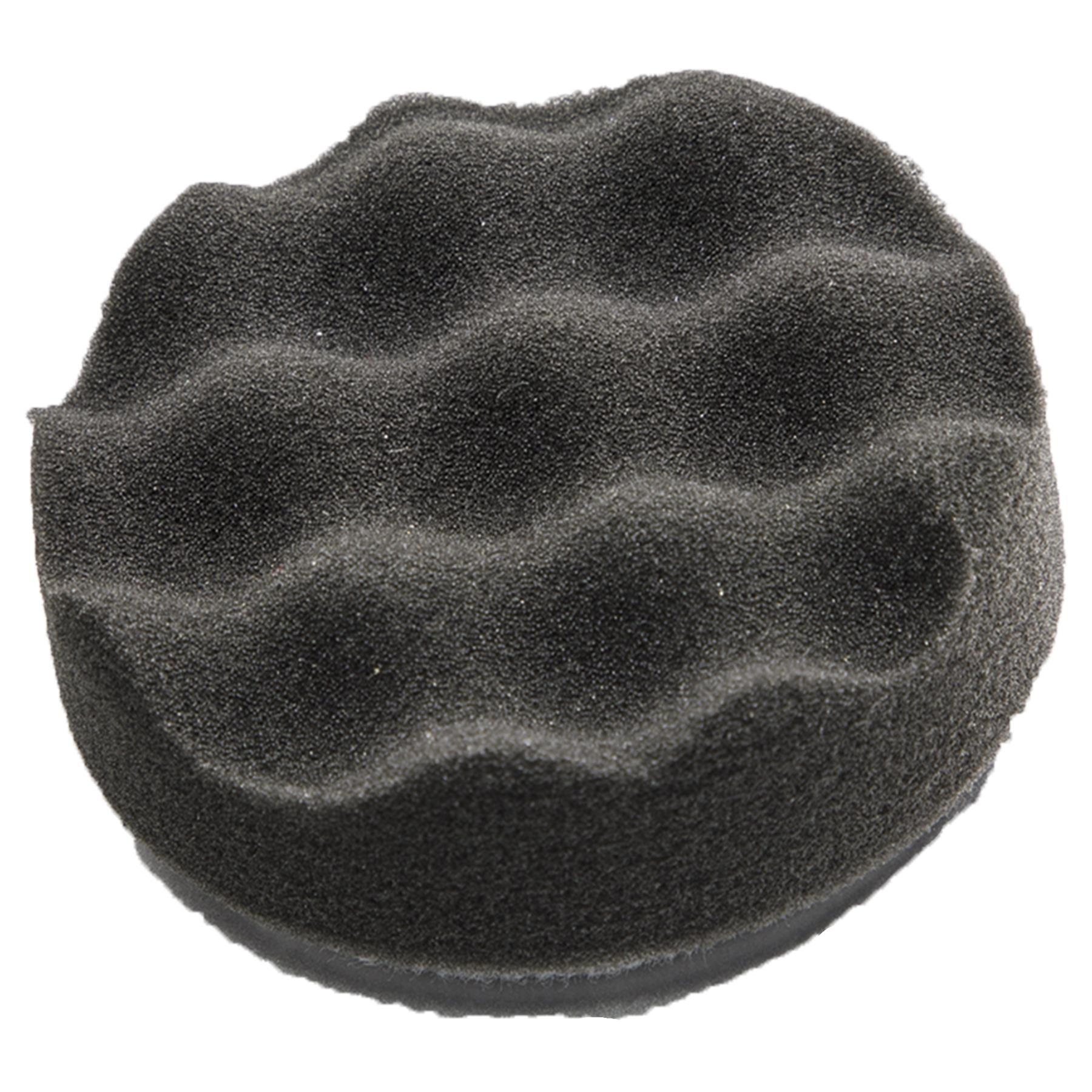 Sealey Buffing & Polishing Foam Head Hook & Loop 80x25mm Black/Soft