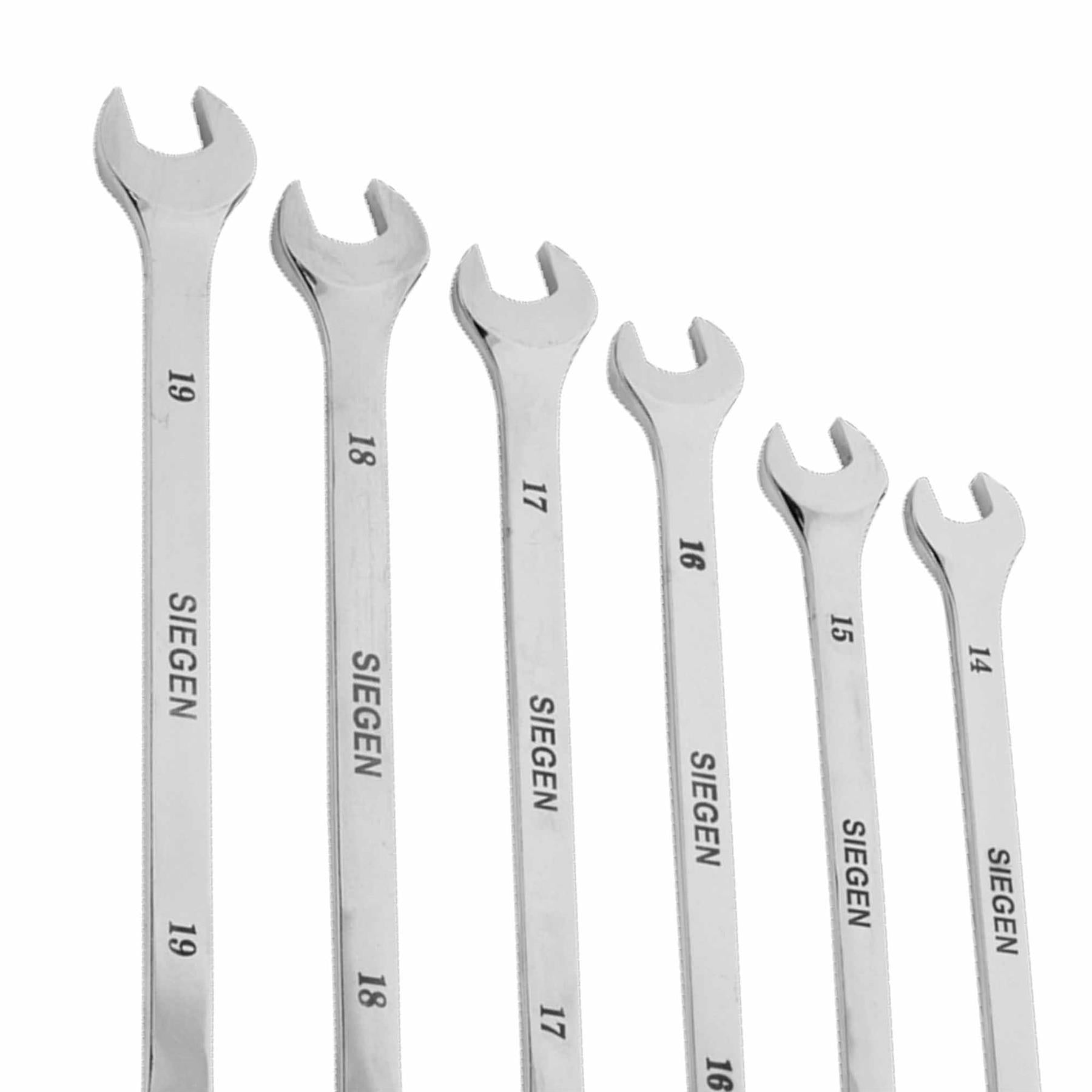Sealey Combination Spanner Set 10pc Extra-Long Metric