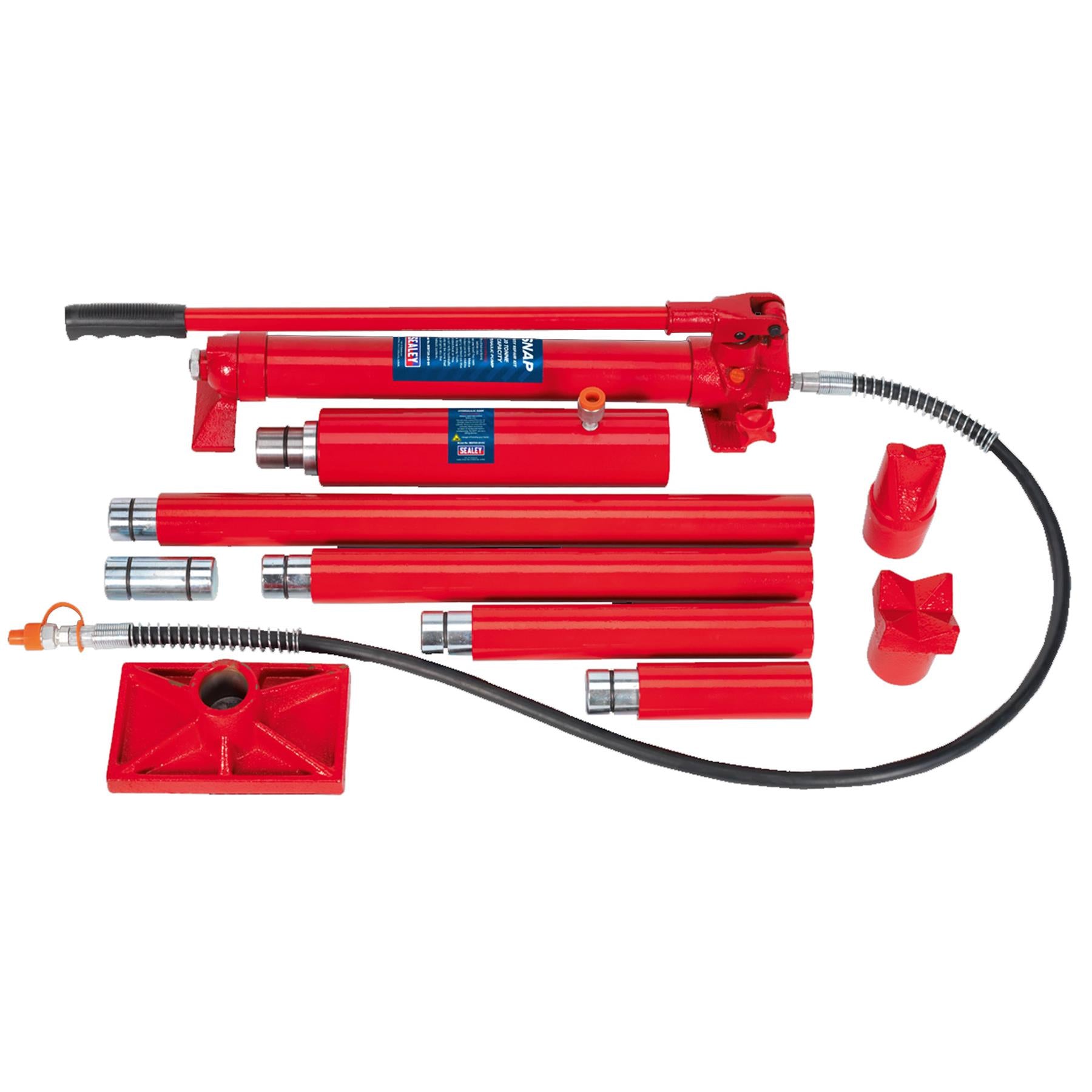 Sealey Hydraulic Body Repair Kit 20tonne Snap Type