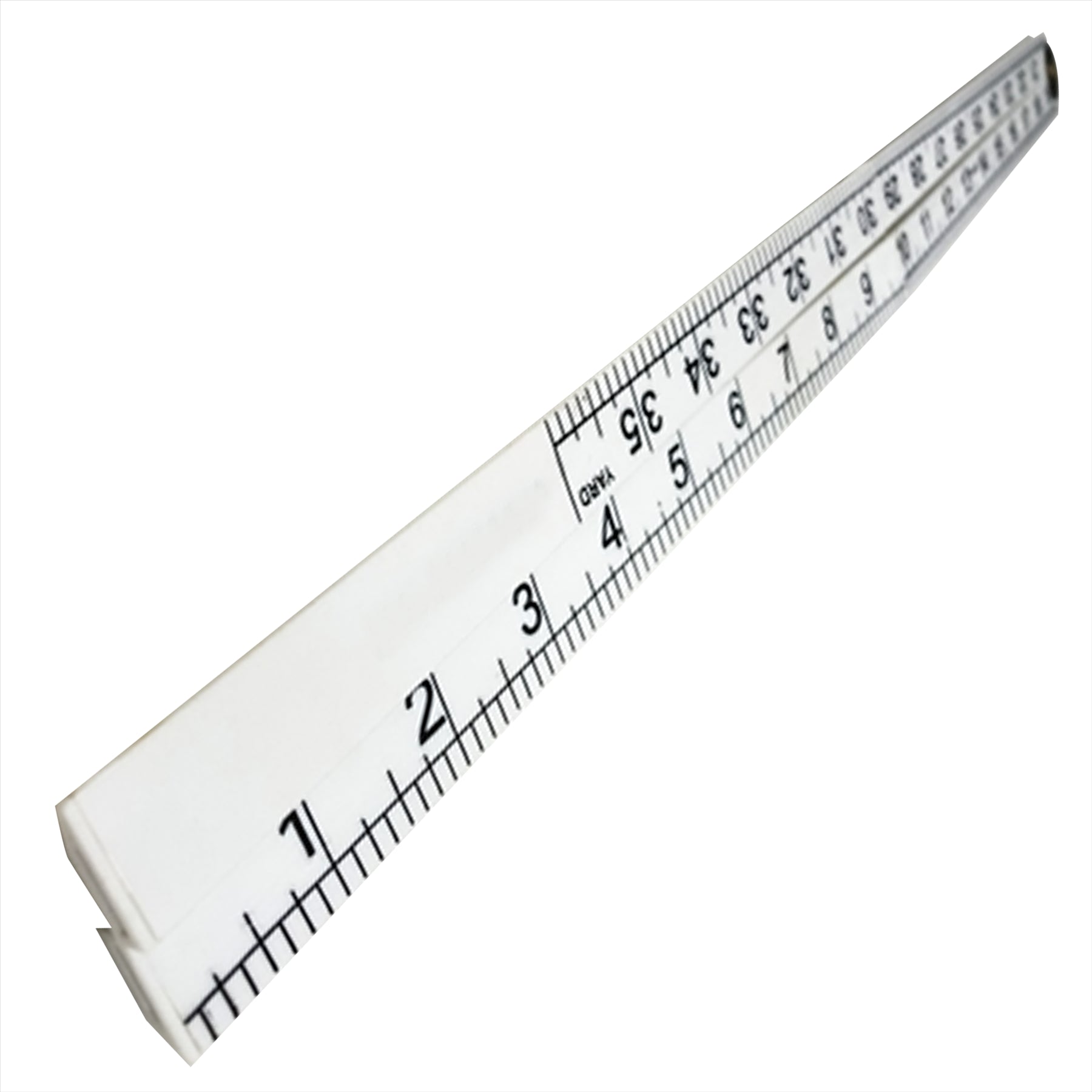 1m Yard Stick Folding Ruler Plastic Rule Mesaure Metre 3ft Yellow 1000mm