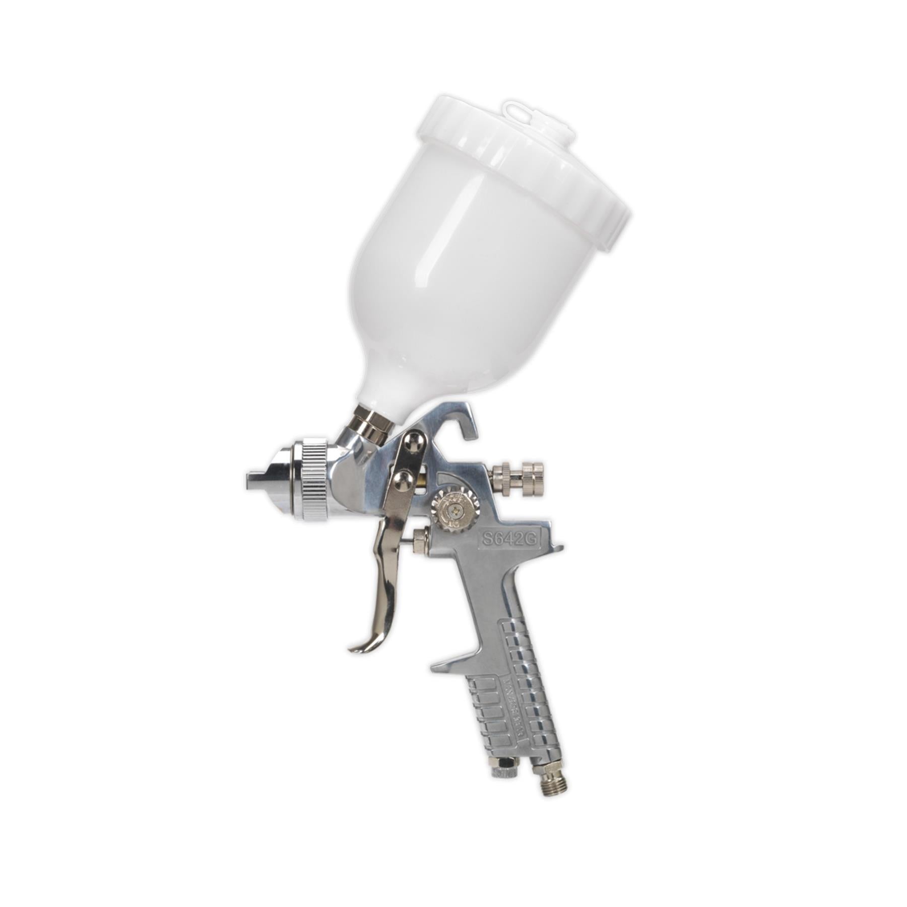 Sealey Spray Gun Gravity Feed 1.8mm Set-Up