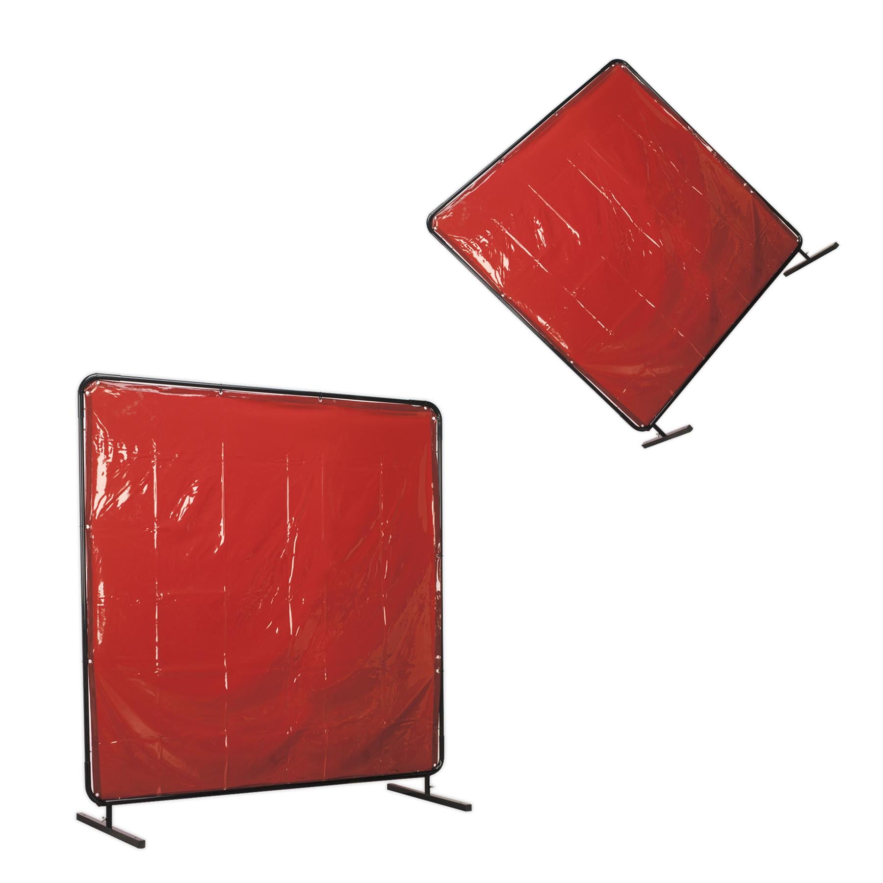 Sealey Workshop Welding Curtain to BS EN 1598 & Frame 1.8 x 1.75m