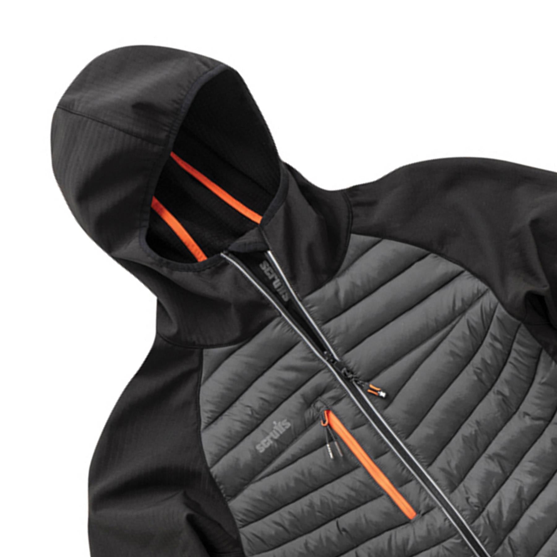 Scruffs Trade Thermo Jacket New 4 Way Flex Winter Coat- XLarge , Black