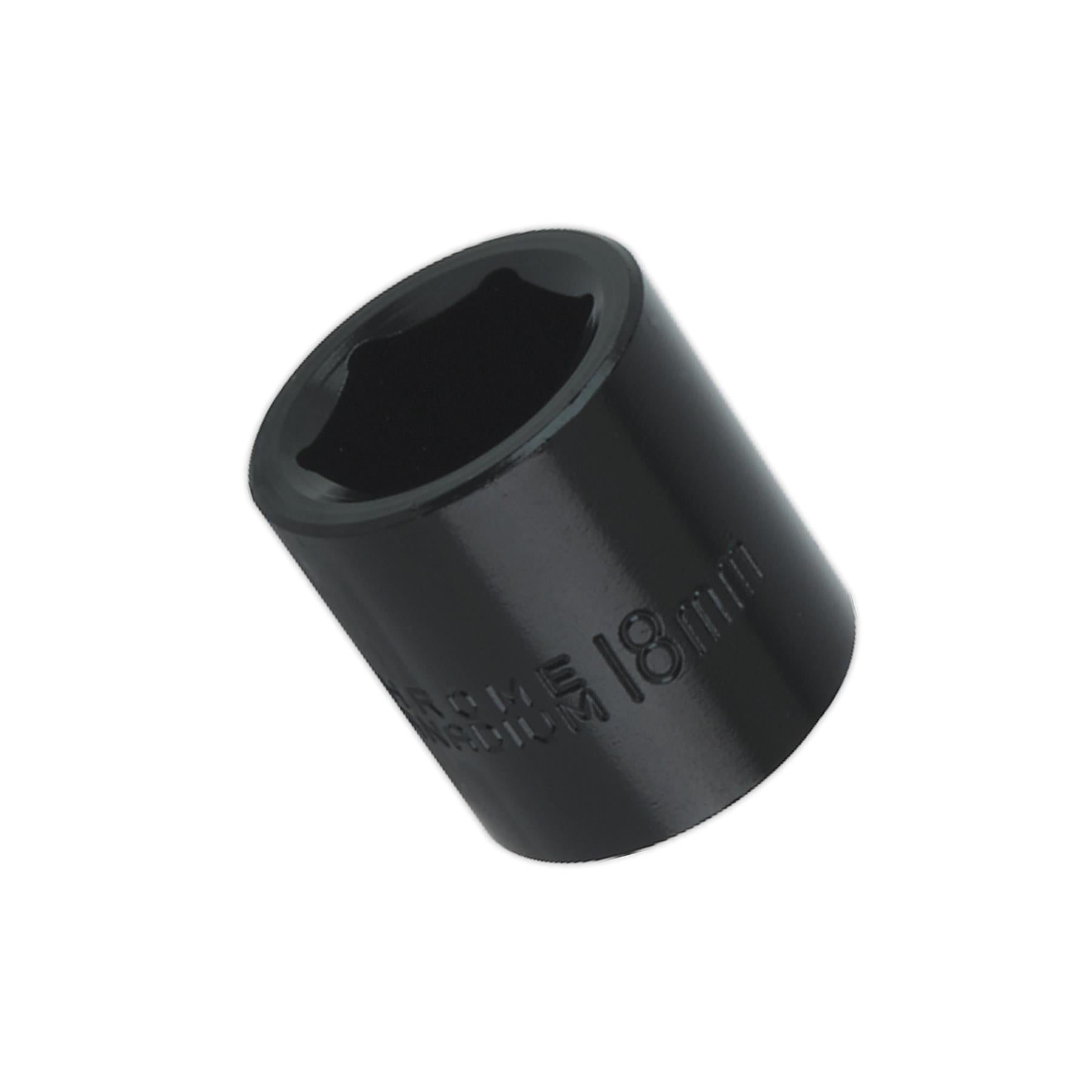 Sealey Impact Socket 18mm 3/8"Sq Drive