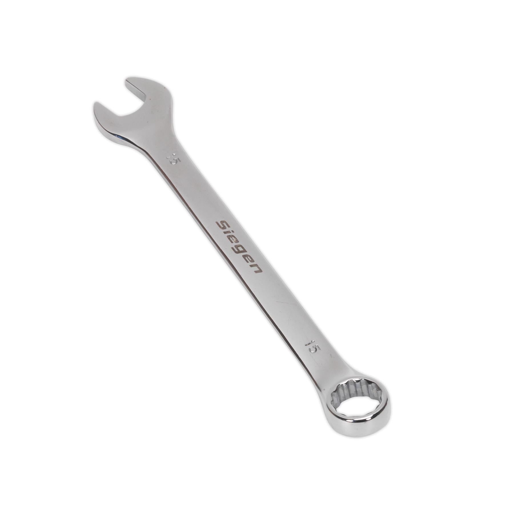 Sealey Combination Spanner 15mm Chrome Vanadium Steel