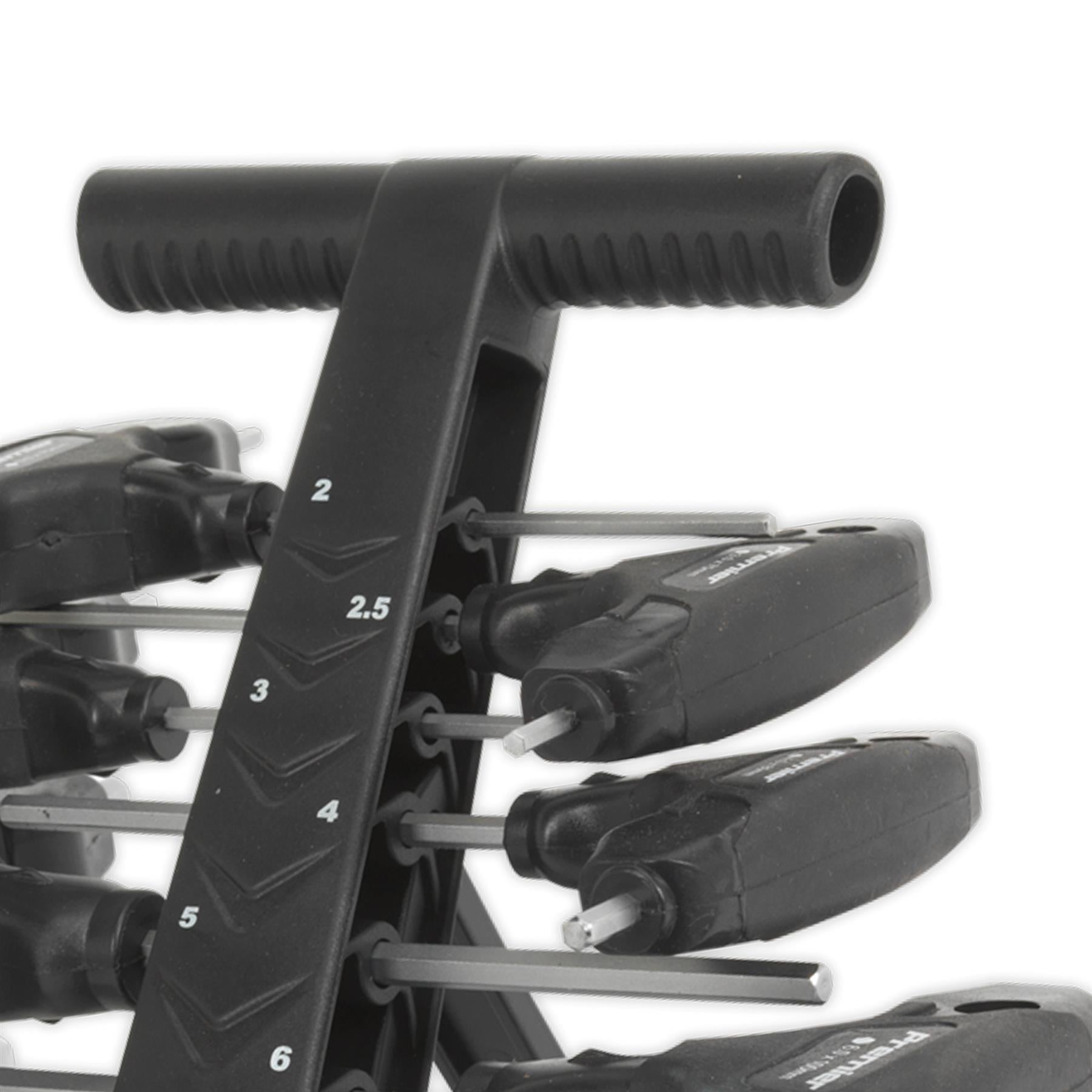 Sealey Hex Key Set 8pc T-Handle Metric