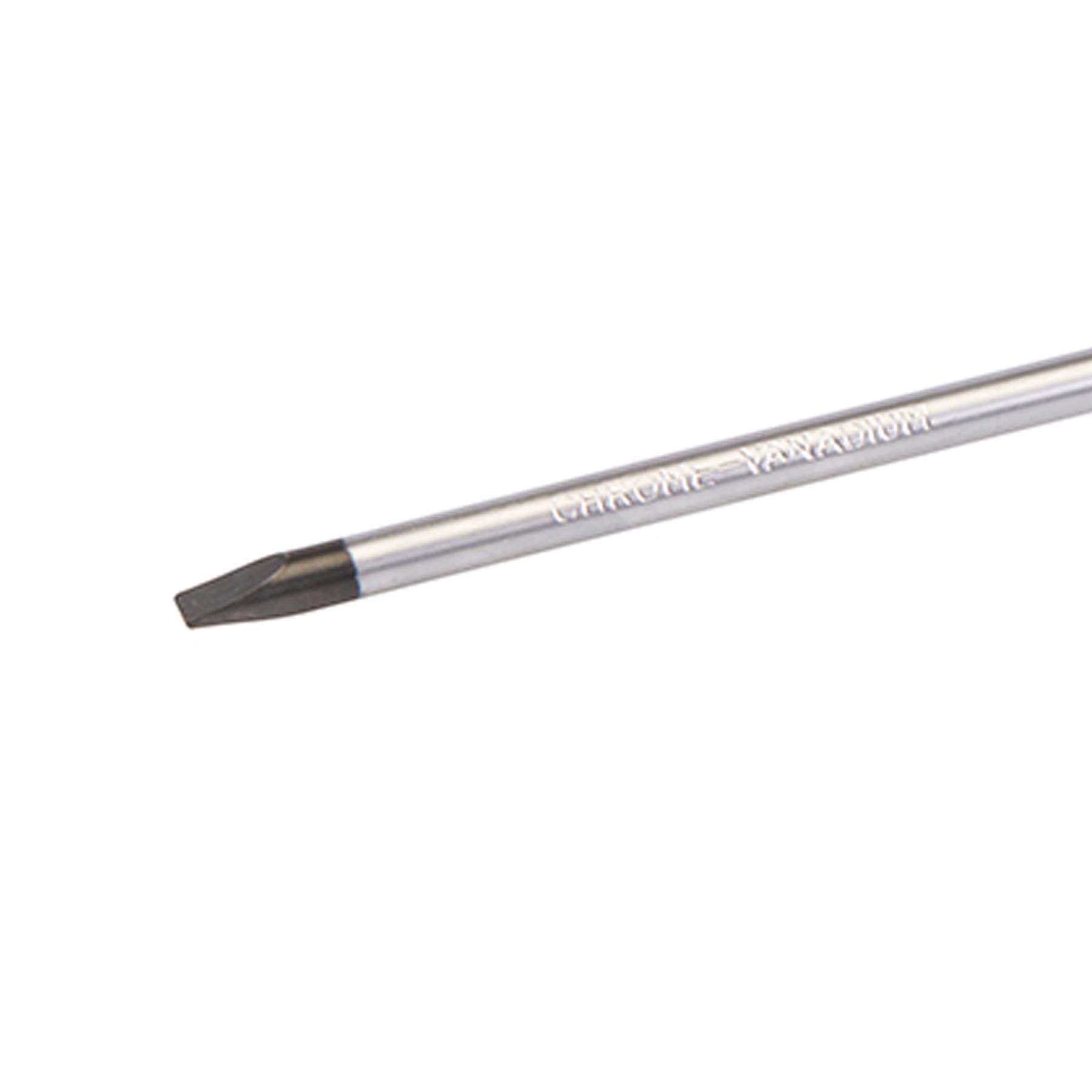 General Purpose Screwdriver Slotted Parallel - 5 X 100mm Chrome Vanadium Blade