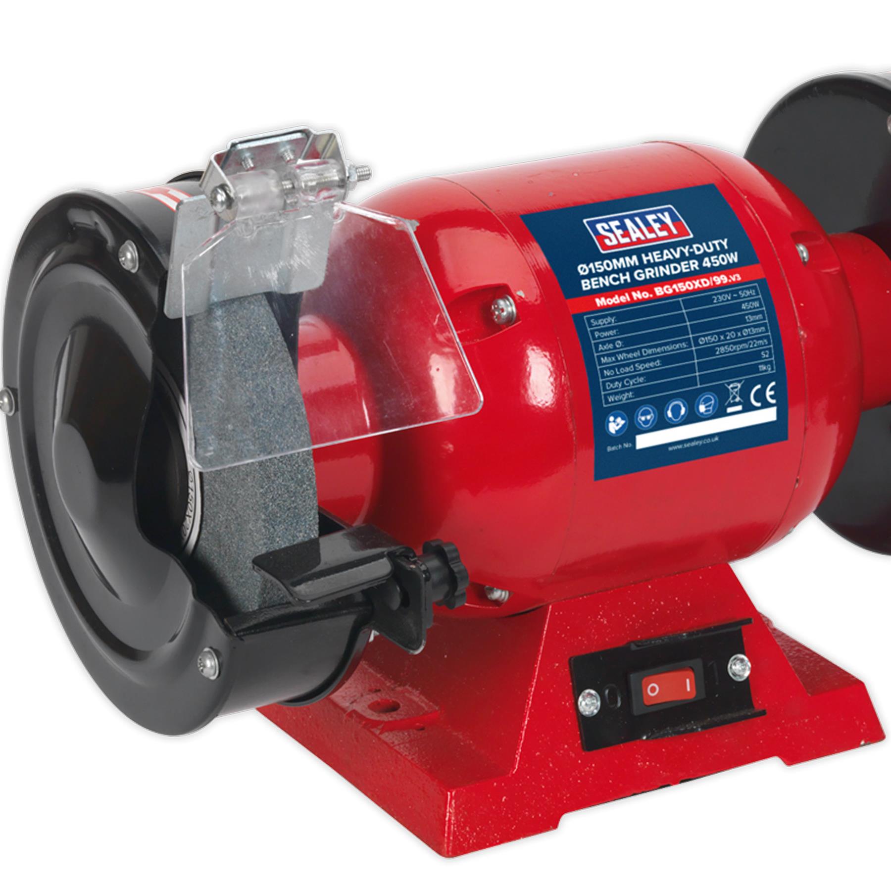 Sealey Bench Grinder 150mm 450W/230V Heavy-Duty