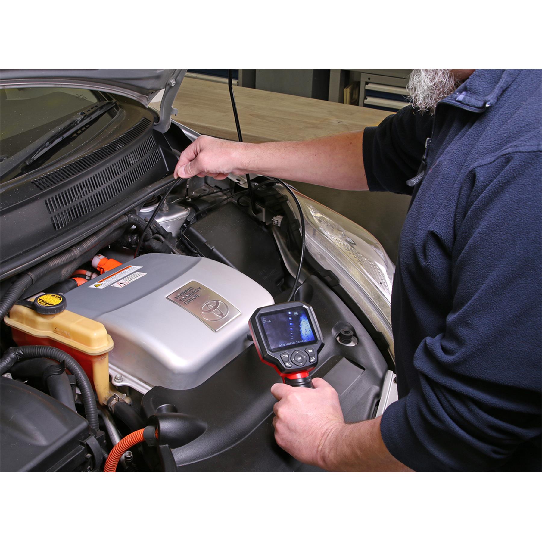 Sealey Video Borescope 9mm Camera High Performance Pistol Grip