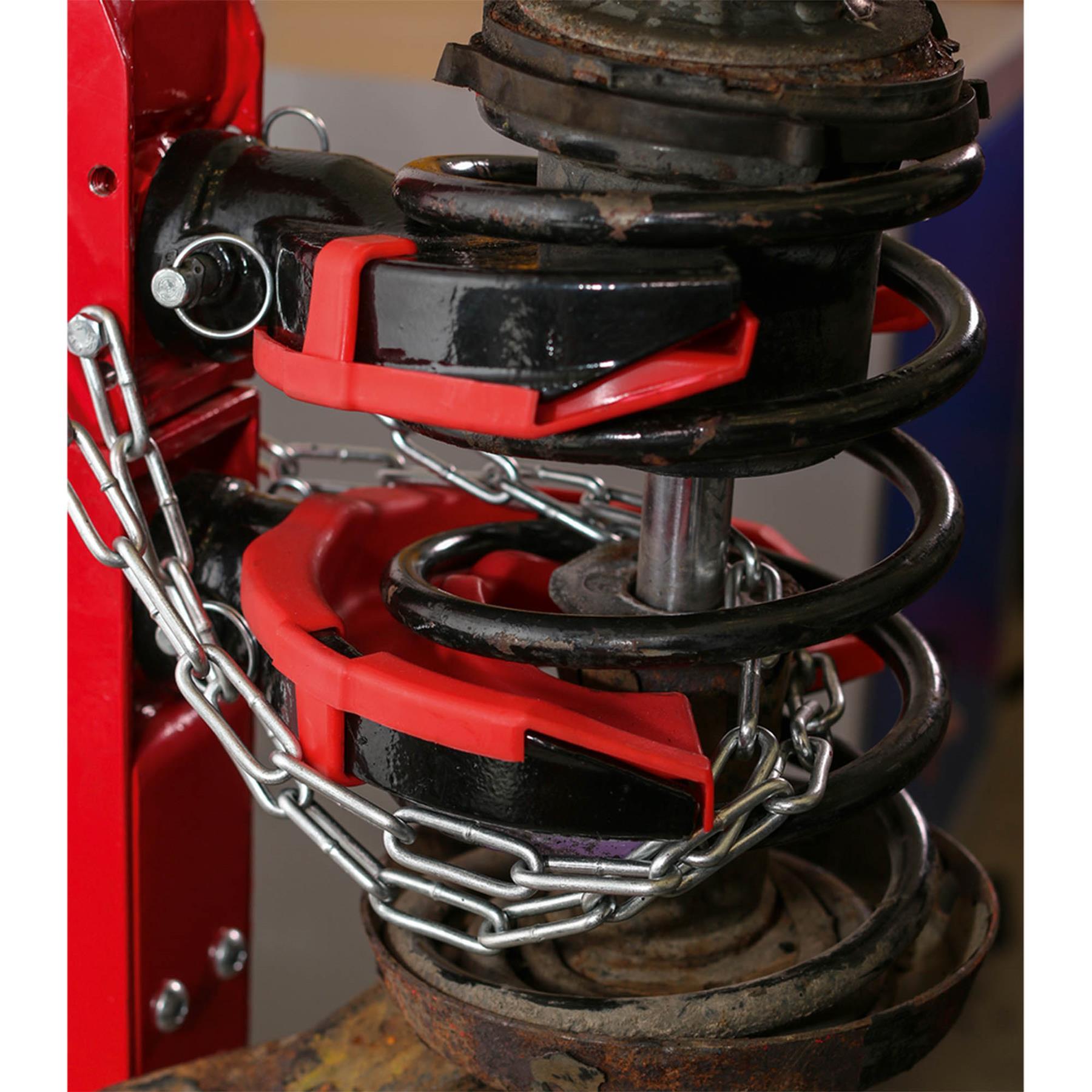 Sealey Coil Spring Compressing Station + Gauge Hyd 2000kg Capacity