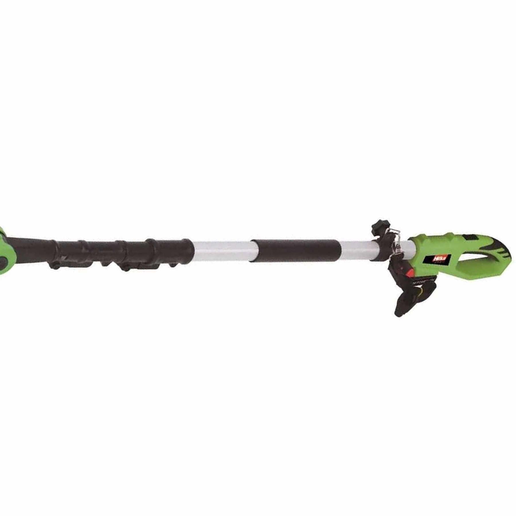 18V Cordless Long Reach Electric Hedge Trimmer Cutter Pole