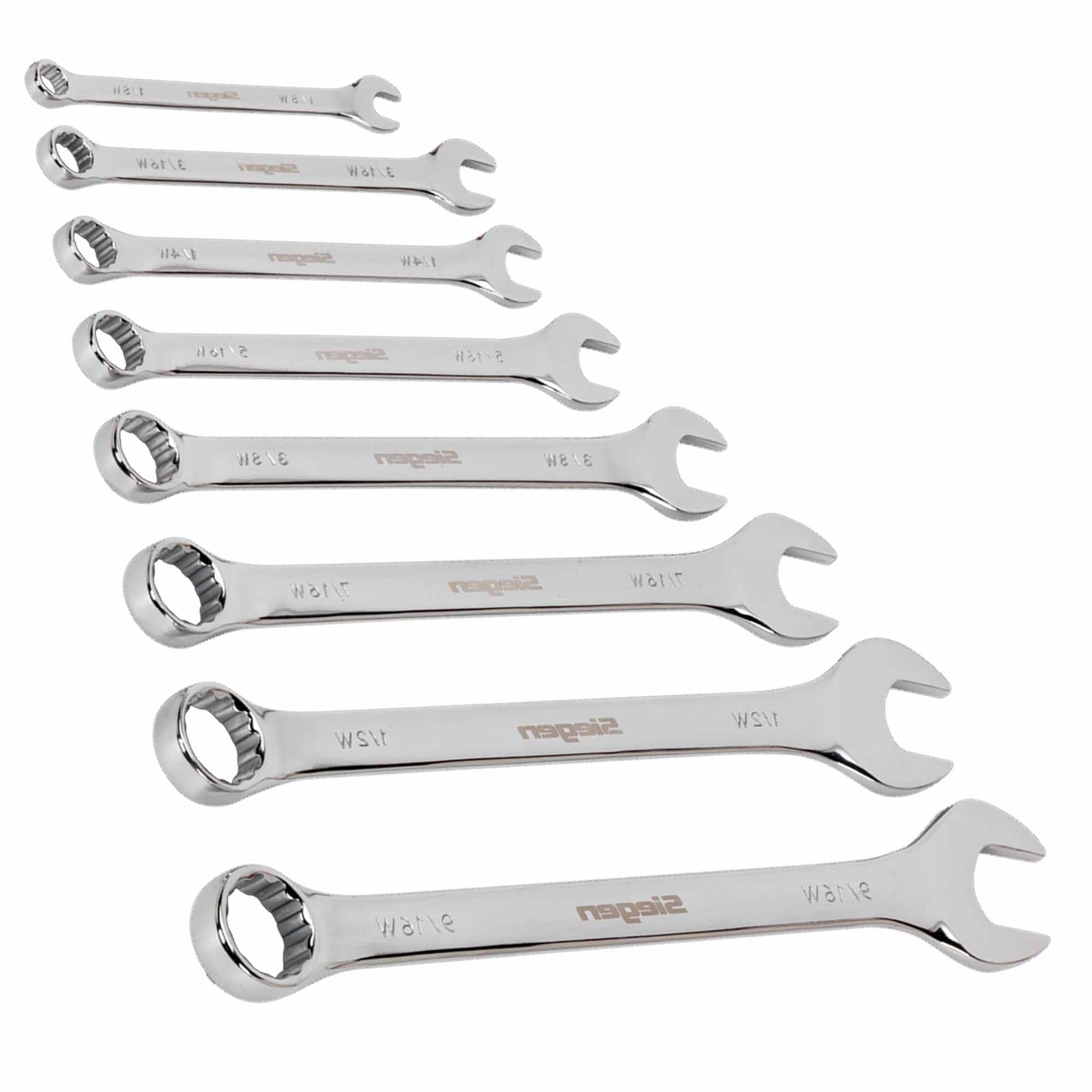 Sealey Combination Spanner Set 8pc Whitworth