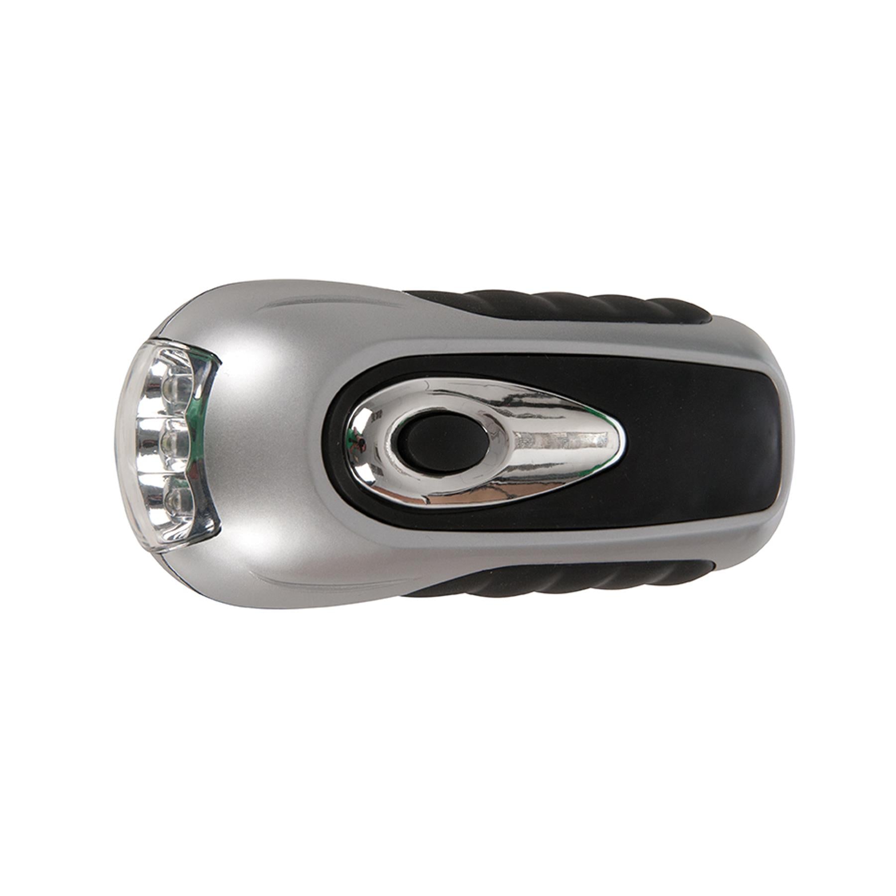 Led Wind-Up Torch 3 Led High Intensity Camping Outdoor Warehouse Emergency DIY