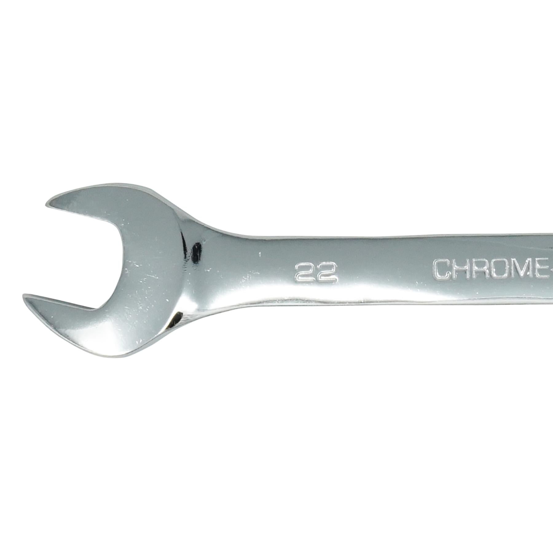 Combination Open Ring Spanner Chrome Mechanics Garage Tools 22mm