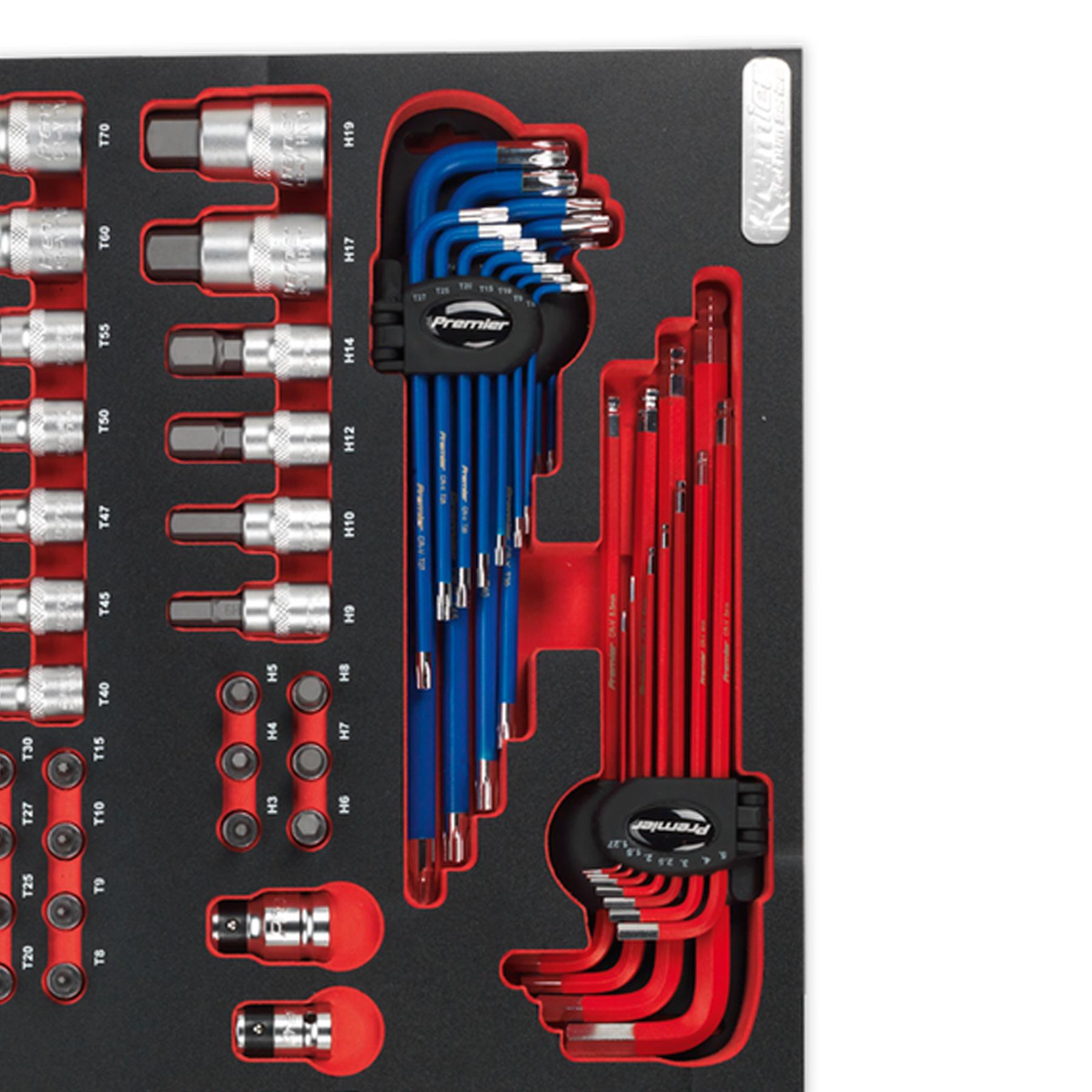 Sealey Tool Tray with Specialised Bits & Sockets 177pc