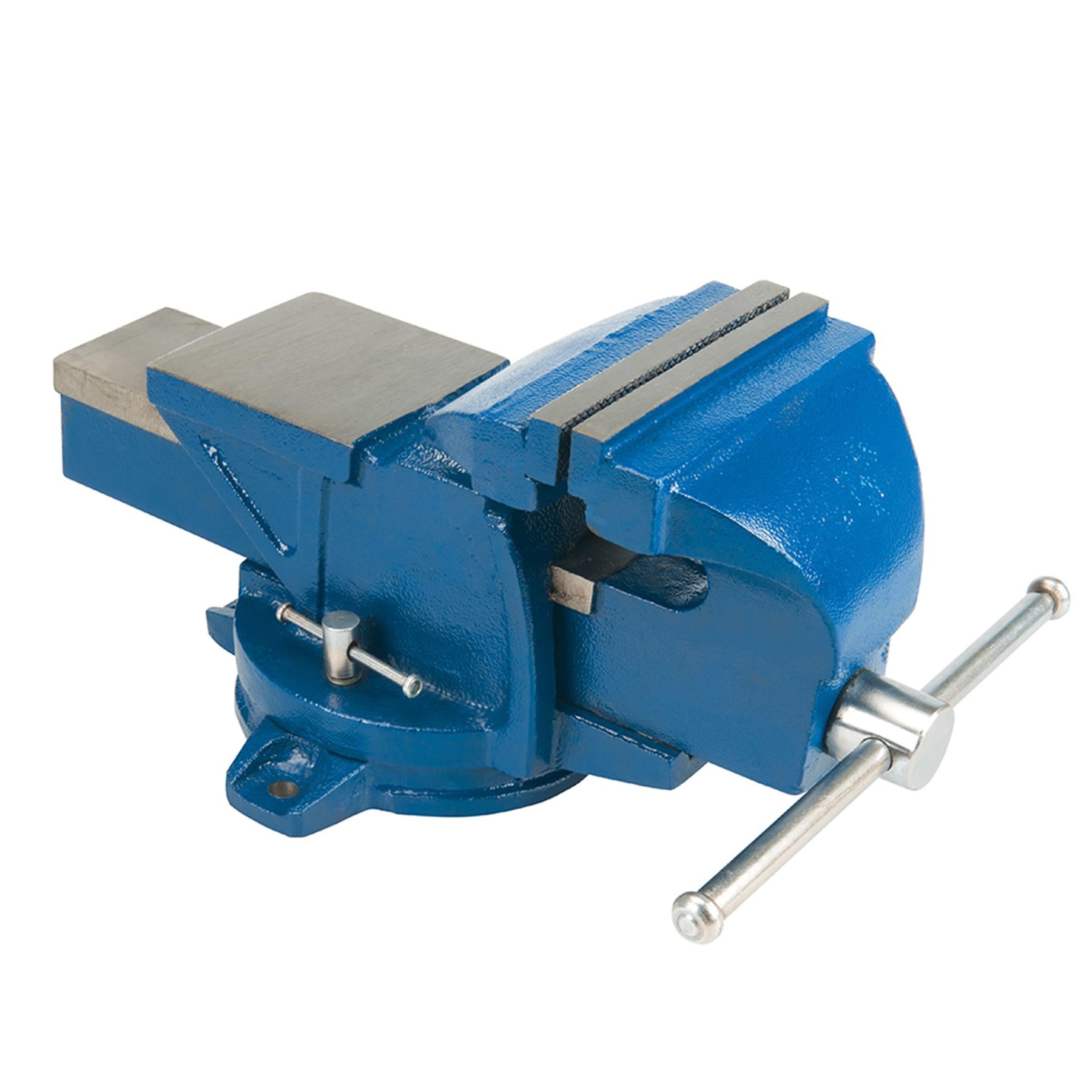 Engineers Vice Swivel Base 150mm (6") 16Kg Hardened Steel Jaw Plates