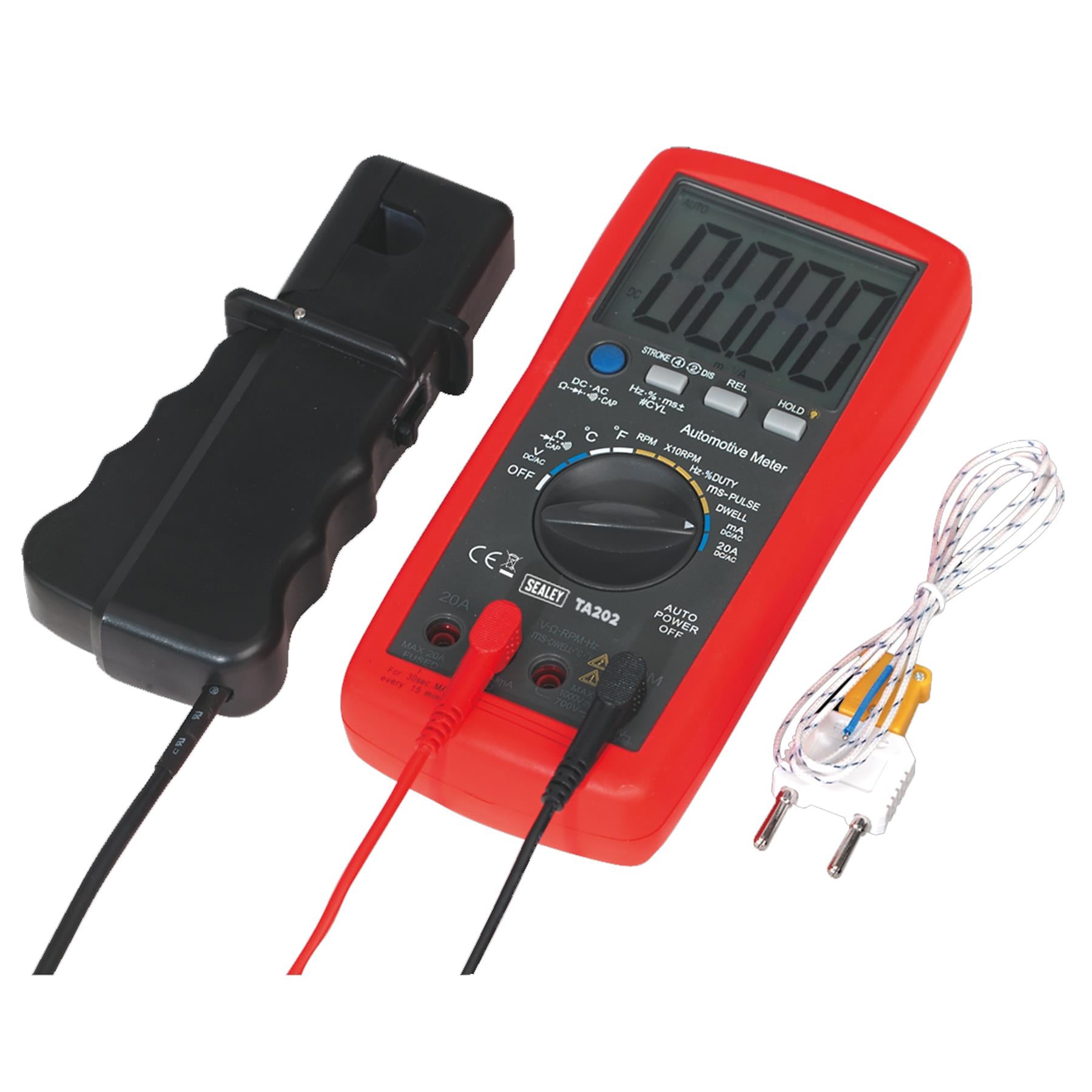 Sealey Digital Automotive Analyser 14-Function + Inductive Coupler