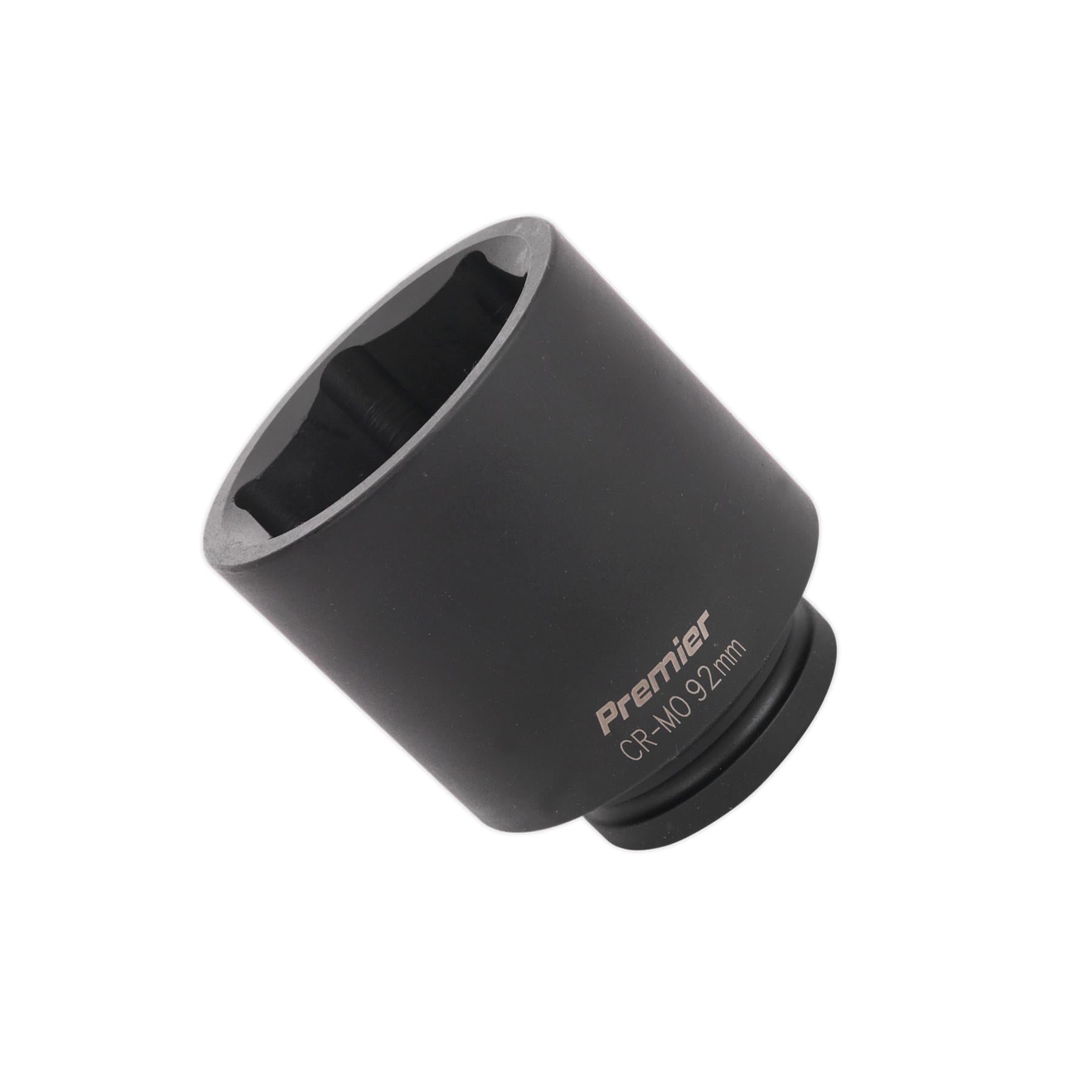 Sealey Impact Socket 92mm Deep 1"Sq Drive Chrome Molybdenum Lifetime Guarantee