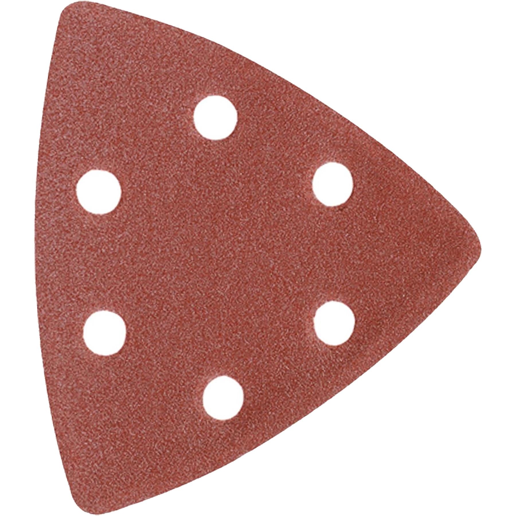 Triangle Sanding Sheets 90mm 10Pk Grit 120 Hook & Loop Aluminium Oxide