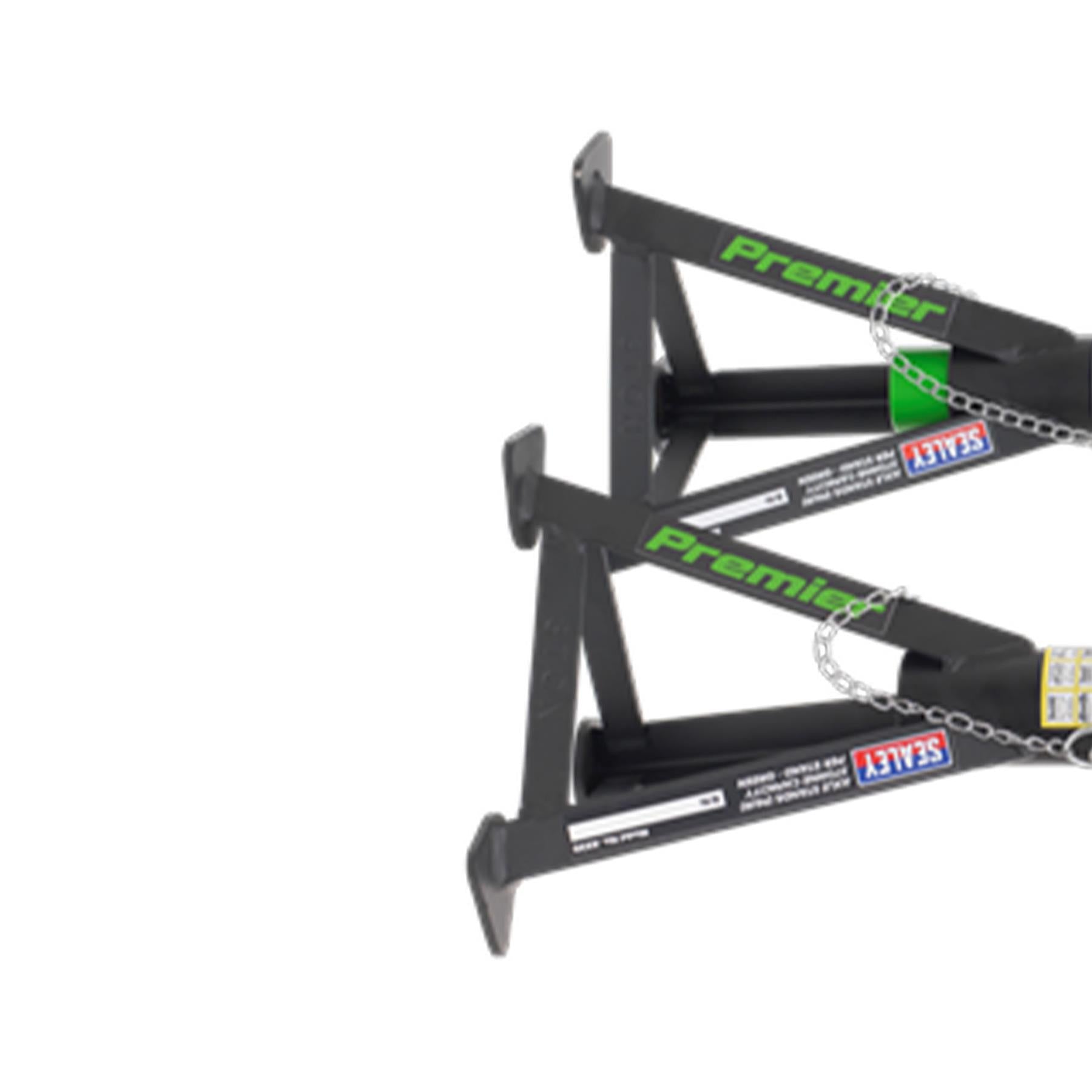 Sealey Axle Stands (Pair) 3tonne Capacity per Stand Green