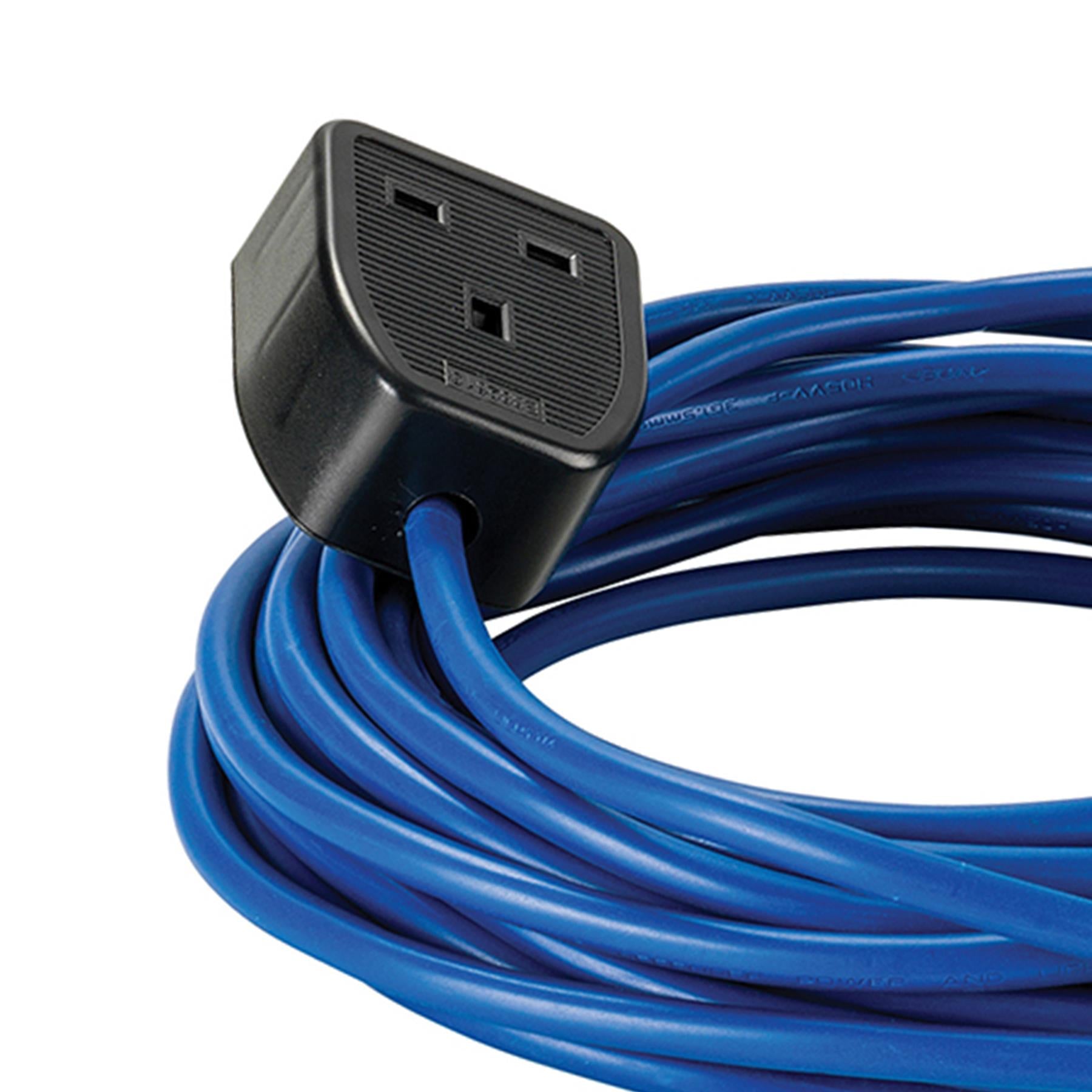 Defender Extension Lead Blue 1.5mm2 13A 10m 230V
