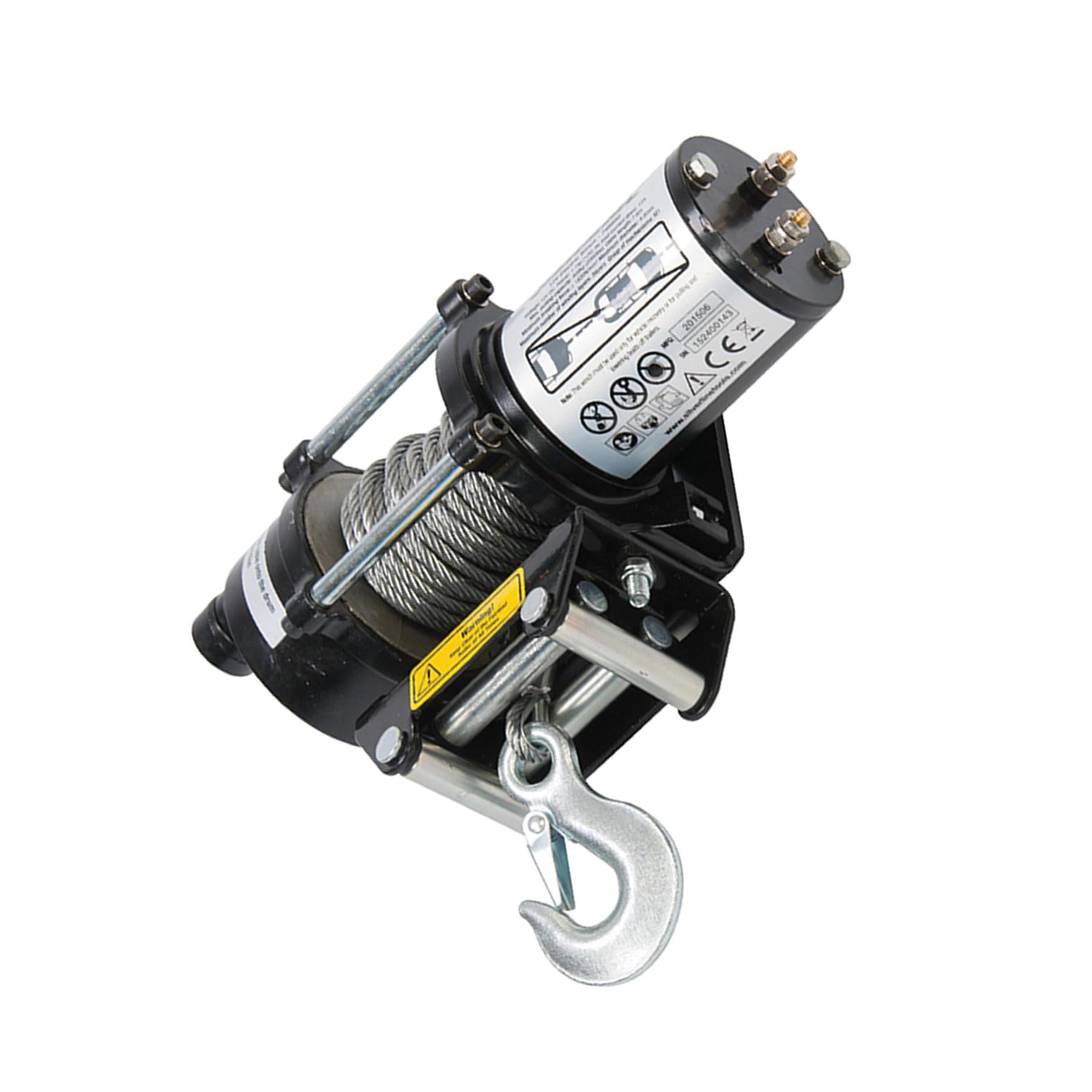 12V Electric Winch 2000Lb Vehicle-Mounted Professional Work Tool DIY