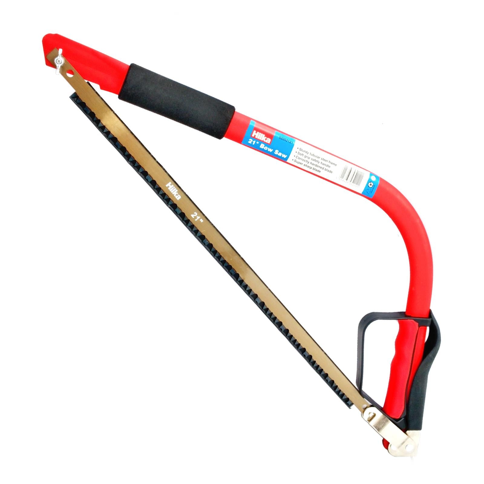21" Sturdy Tubular Steel Frame With Soft Grip Pruning Bow Saw
