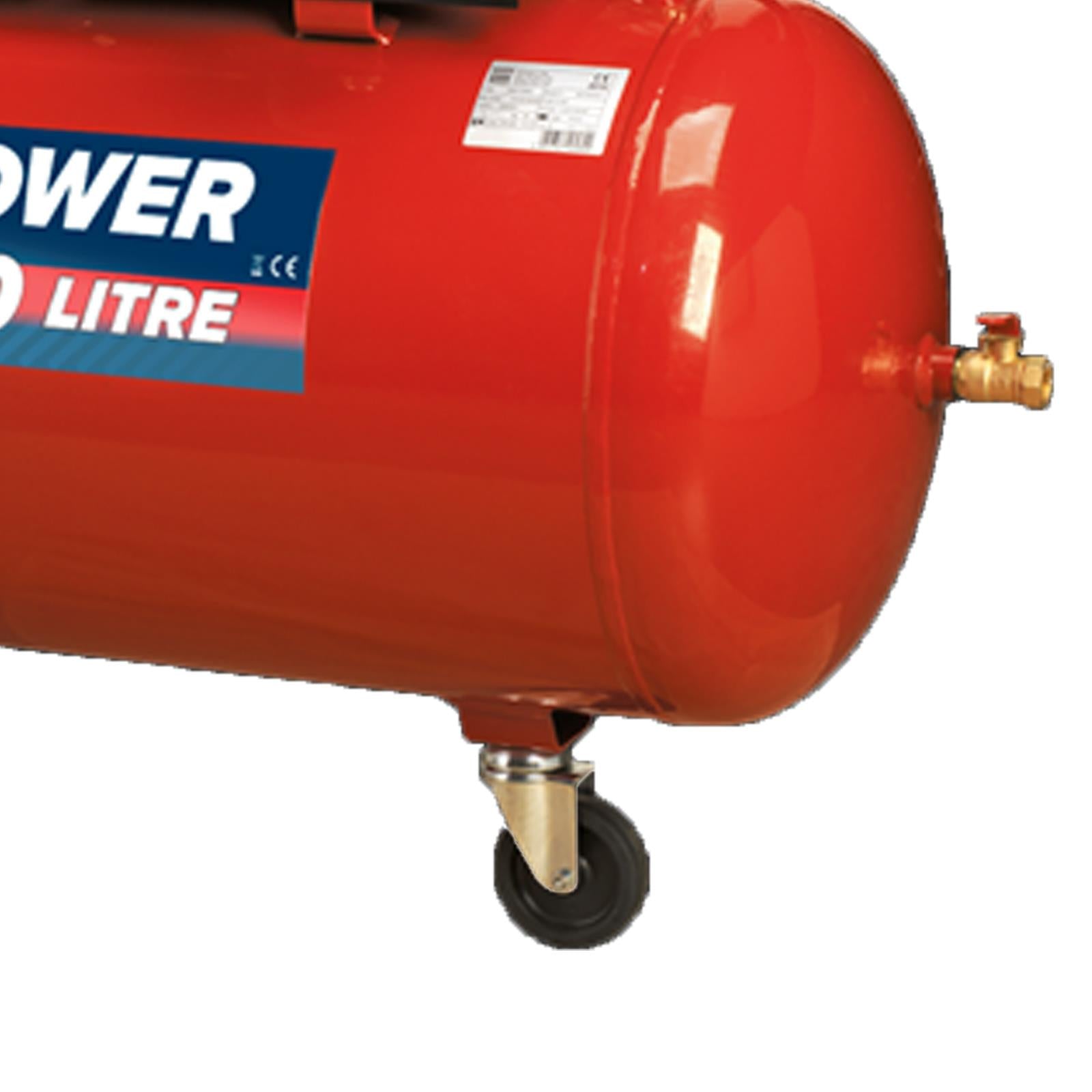 Sealey Compressor 100L Belt Drive 3HP With Cast Cylinders & Wheels