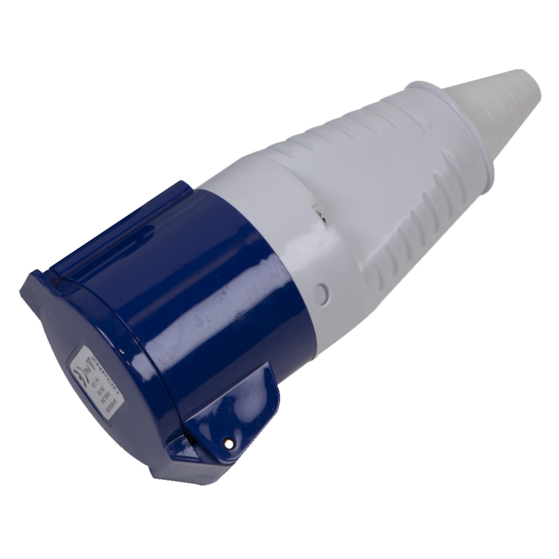 Plug 230V/32A Connector.Tools Blue Socket Extension Leads & Plugs Sealey