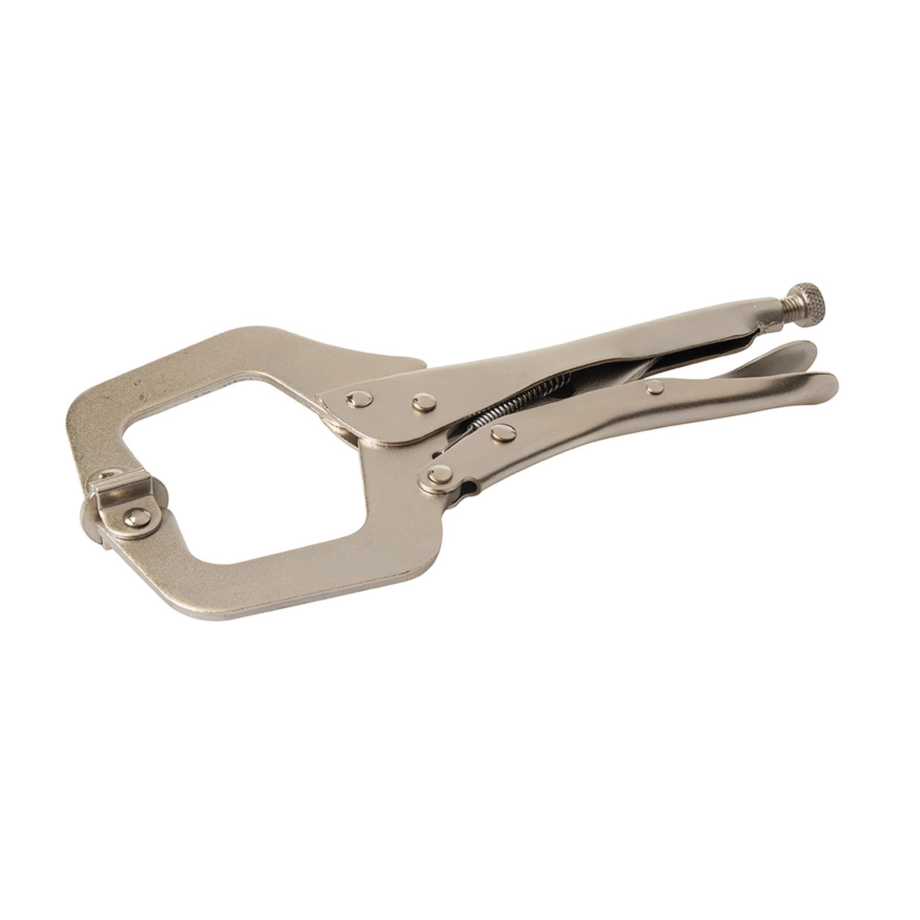 C-Type Welding Clamps 275mm Nickel-Plated Steel For Corrosion Resistance