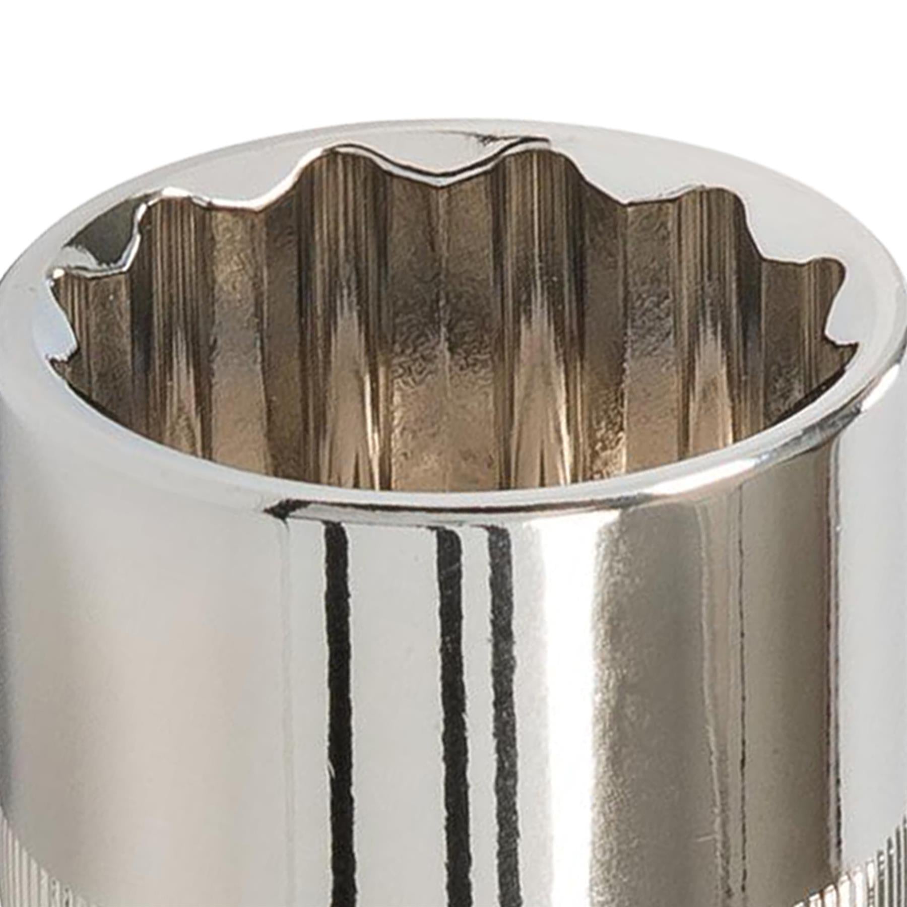 Socket 1/2" Drive 12pt Metric 12 Point Bi Hex Corrotion Resistant Socket 27mm