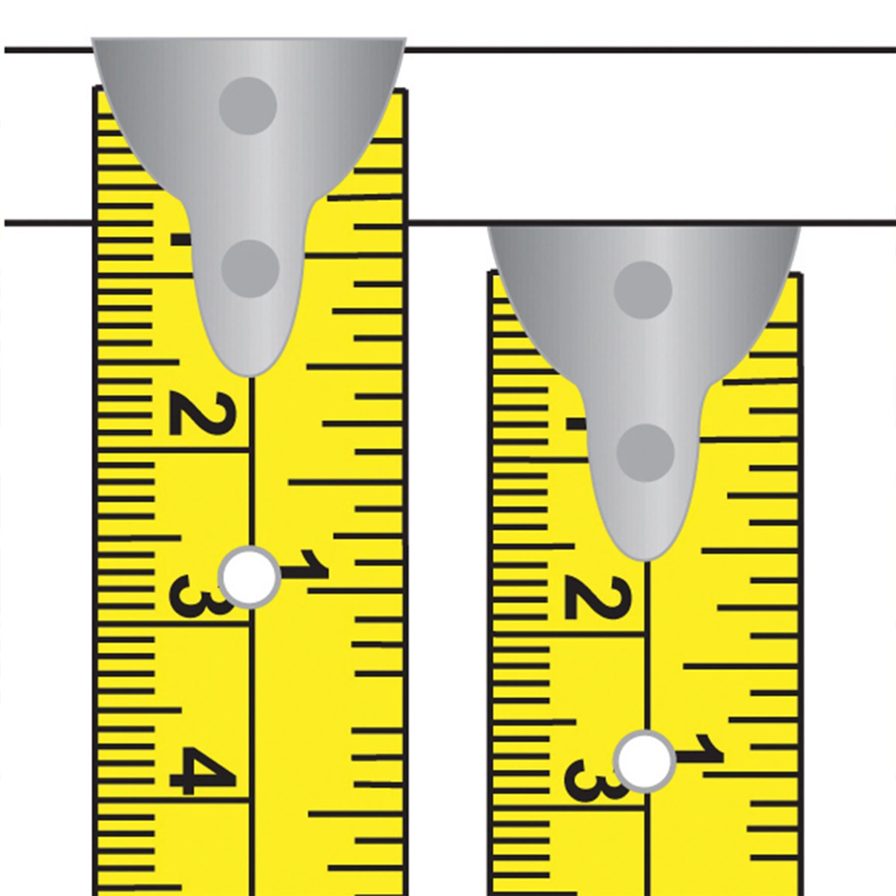 Hi-Vis Contour Tape 3M X 16mm Building Woodwork Ruler Strap Diy Quality